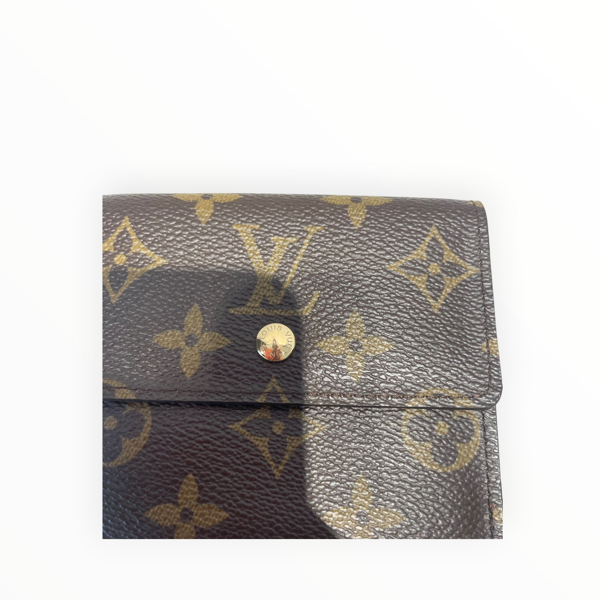 LOUIS VUITTON/Trifold Wallet/Monogram/Leather/BRW/M's/Elise Trifold Wallet view 7