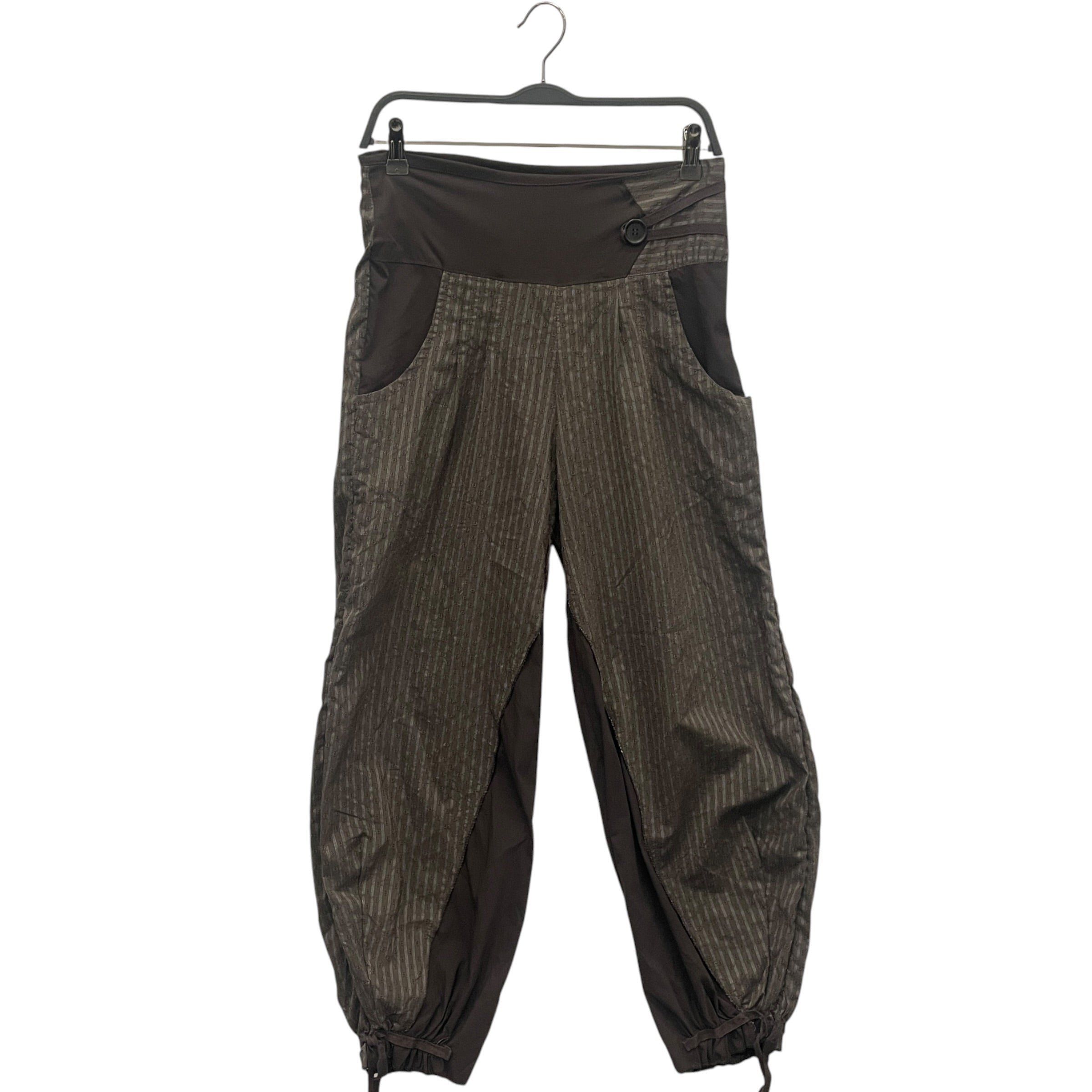SUNLIGHT PARIS/Sarouel Pants/Stripe/Cotton/BRW/Y2K PATCHWORK BARREL CUT view 1