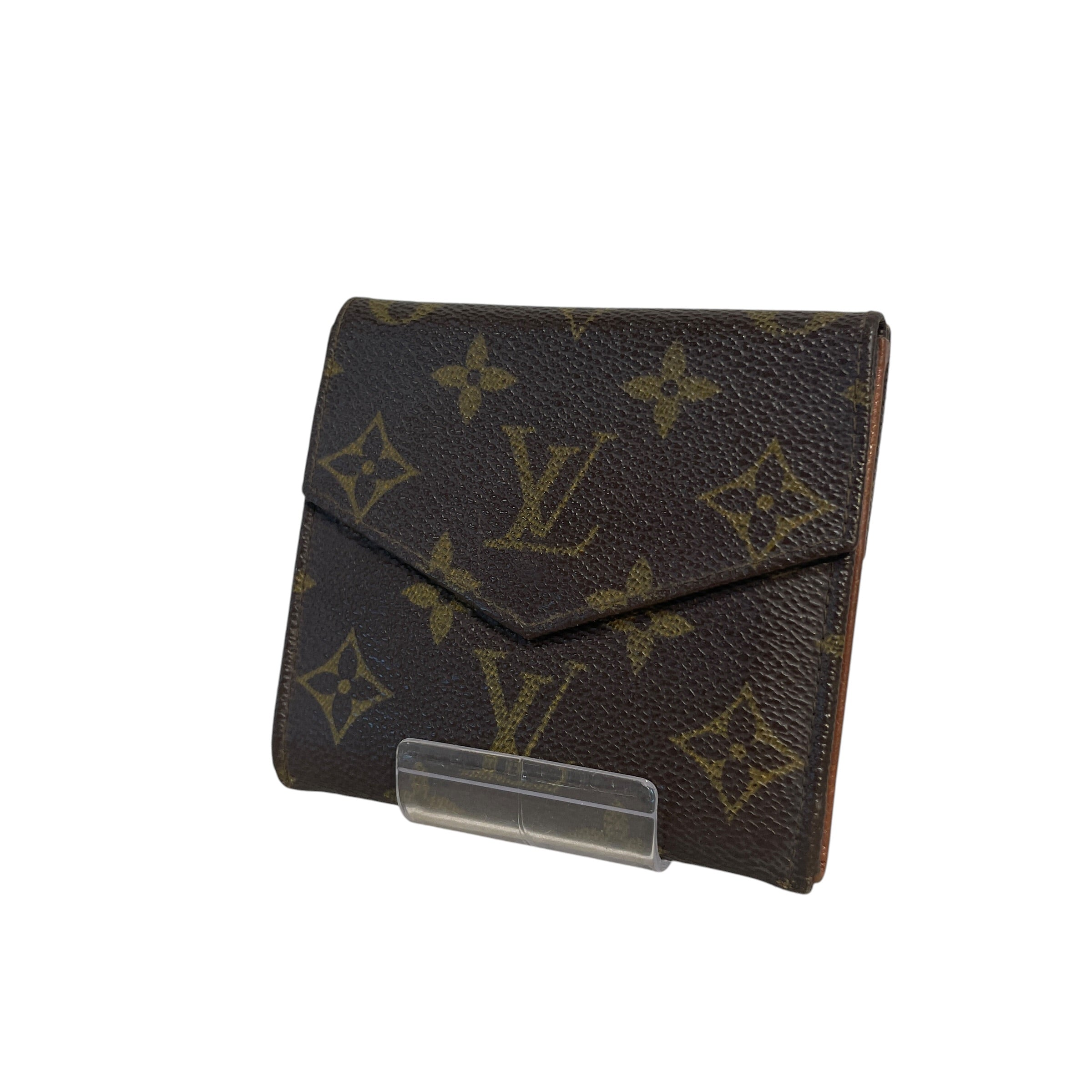 LOUIS VUITTON/Wallet/Monogram/Leather/BRW/L's/Elise Tri FOld view 2