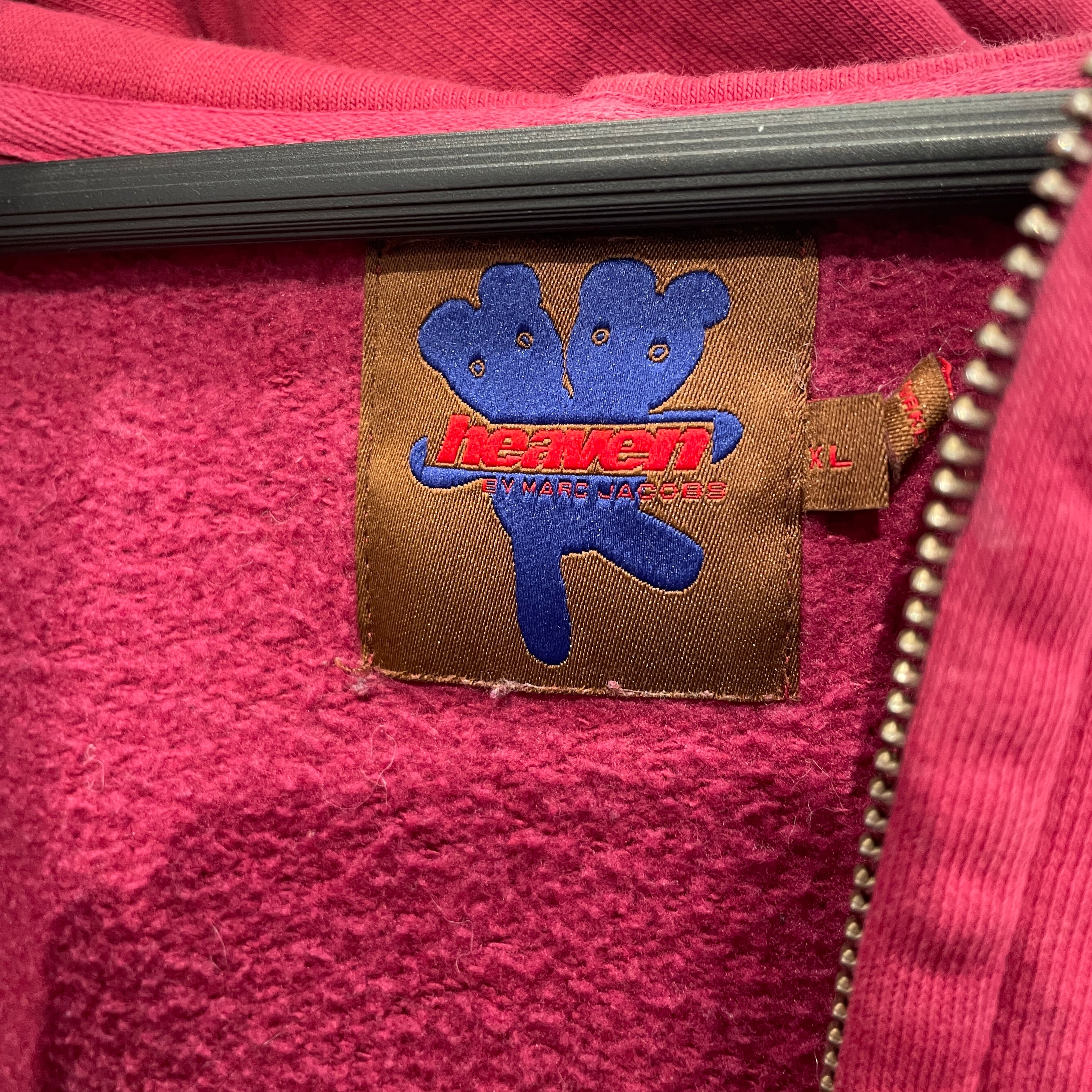 Heaven By Marc Jacobs/Zip Up Hoodie/XL/Cotton/RED/CHERRYS view 3