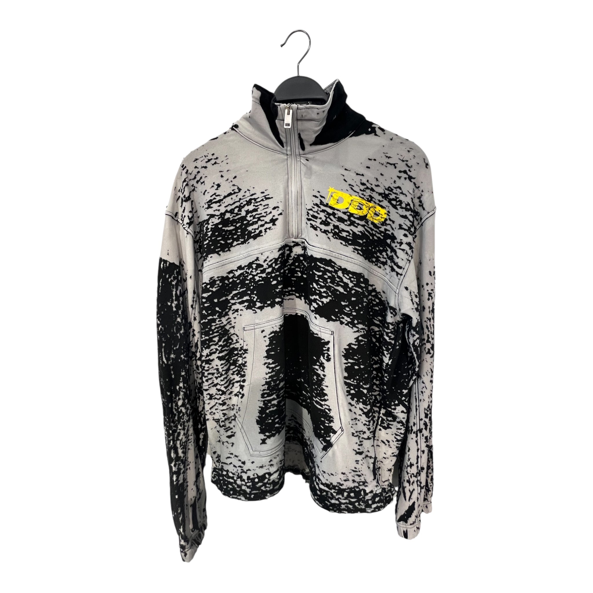 DIESEL/Tops/M/All Over Print/Cotton/GRY/93243 BLK ALLOVER/YLW DDD view 1