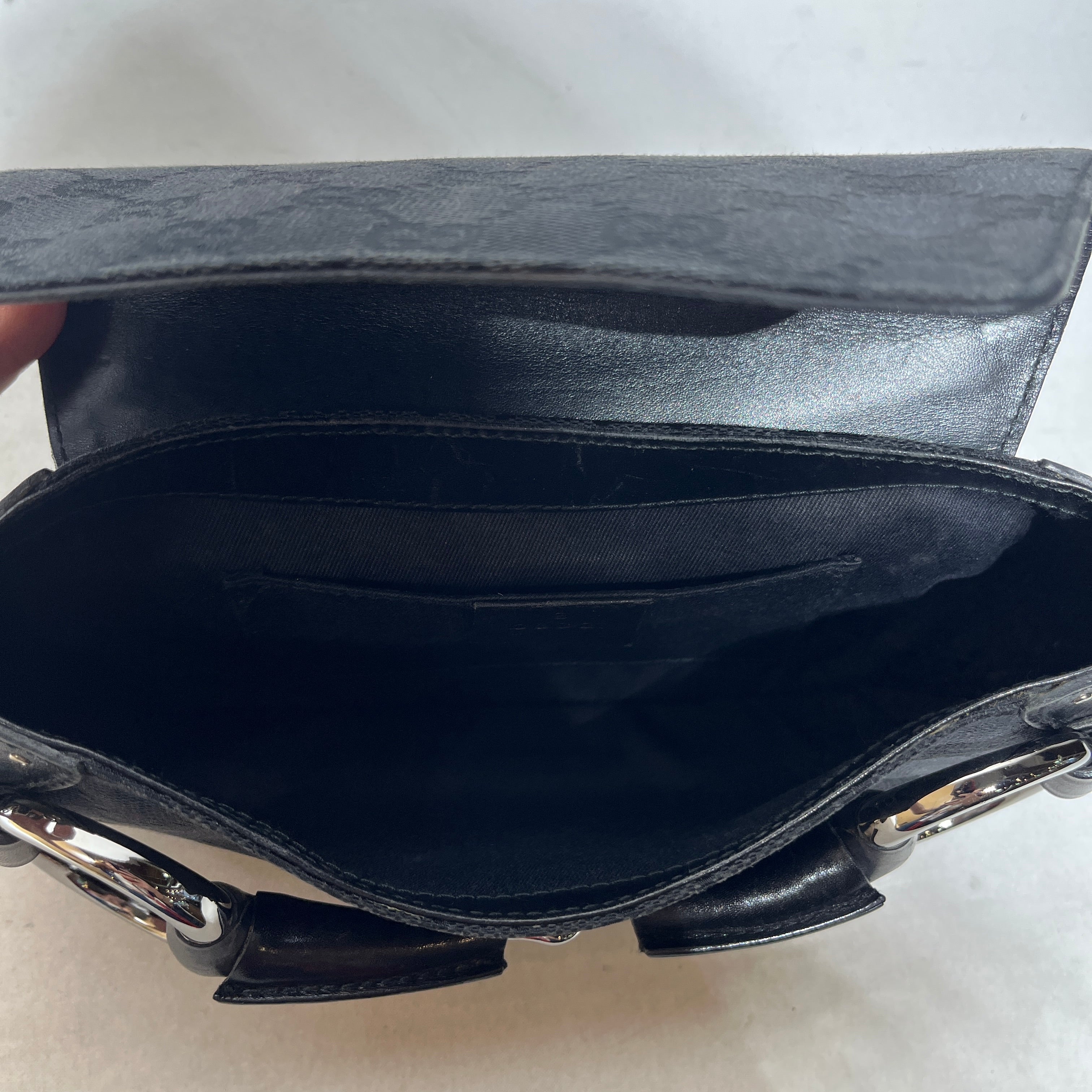GUCCI/Bag/BLK/HORSEBIT SHOULDER view 4
