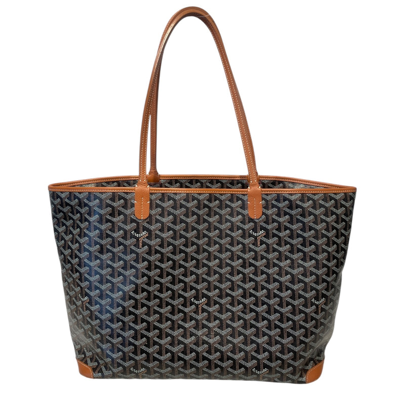 GOYARD/Tote Bag/Leather/BRW/ARTOIS