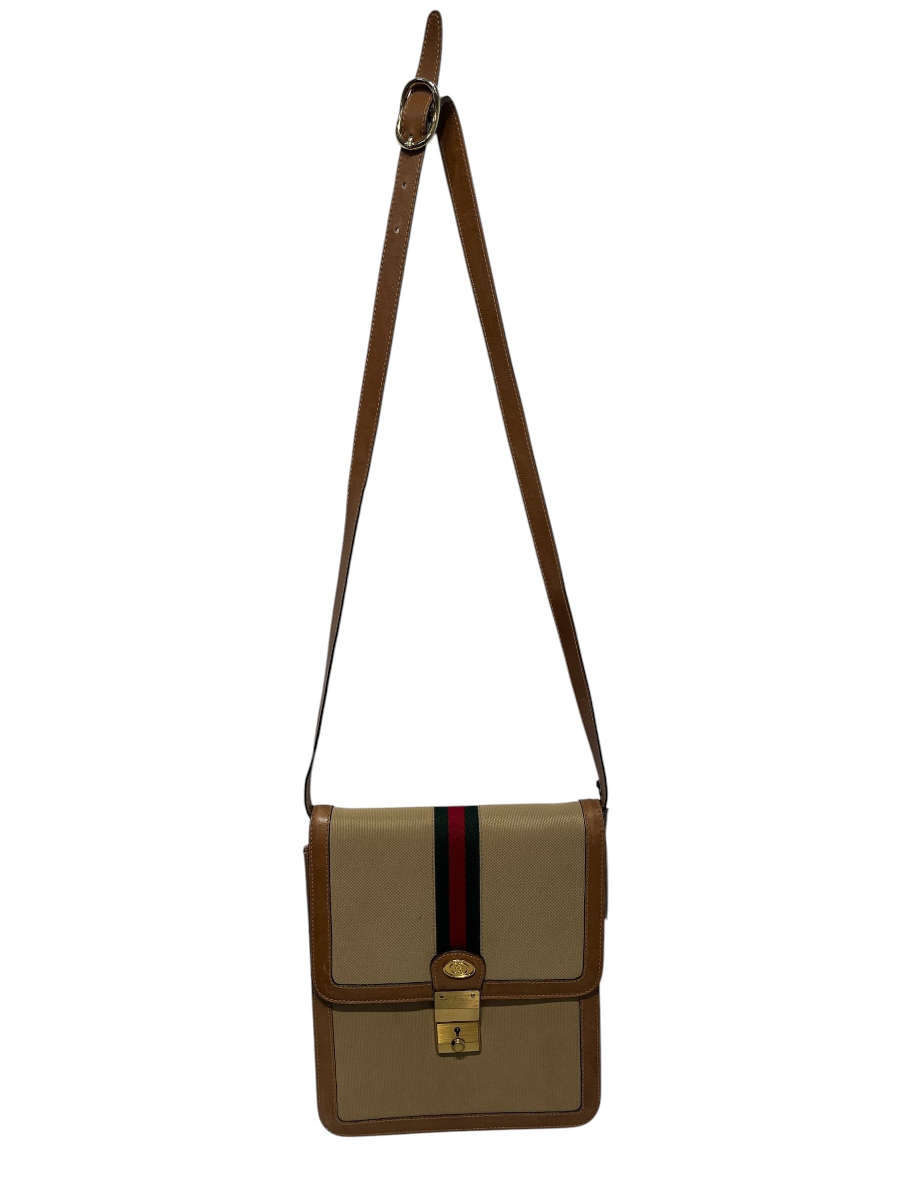 GUCCI/Cross Body Bag/Leather/CML/SHERRY LINE VINTAGE view 1