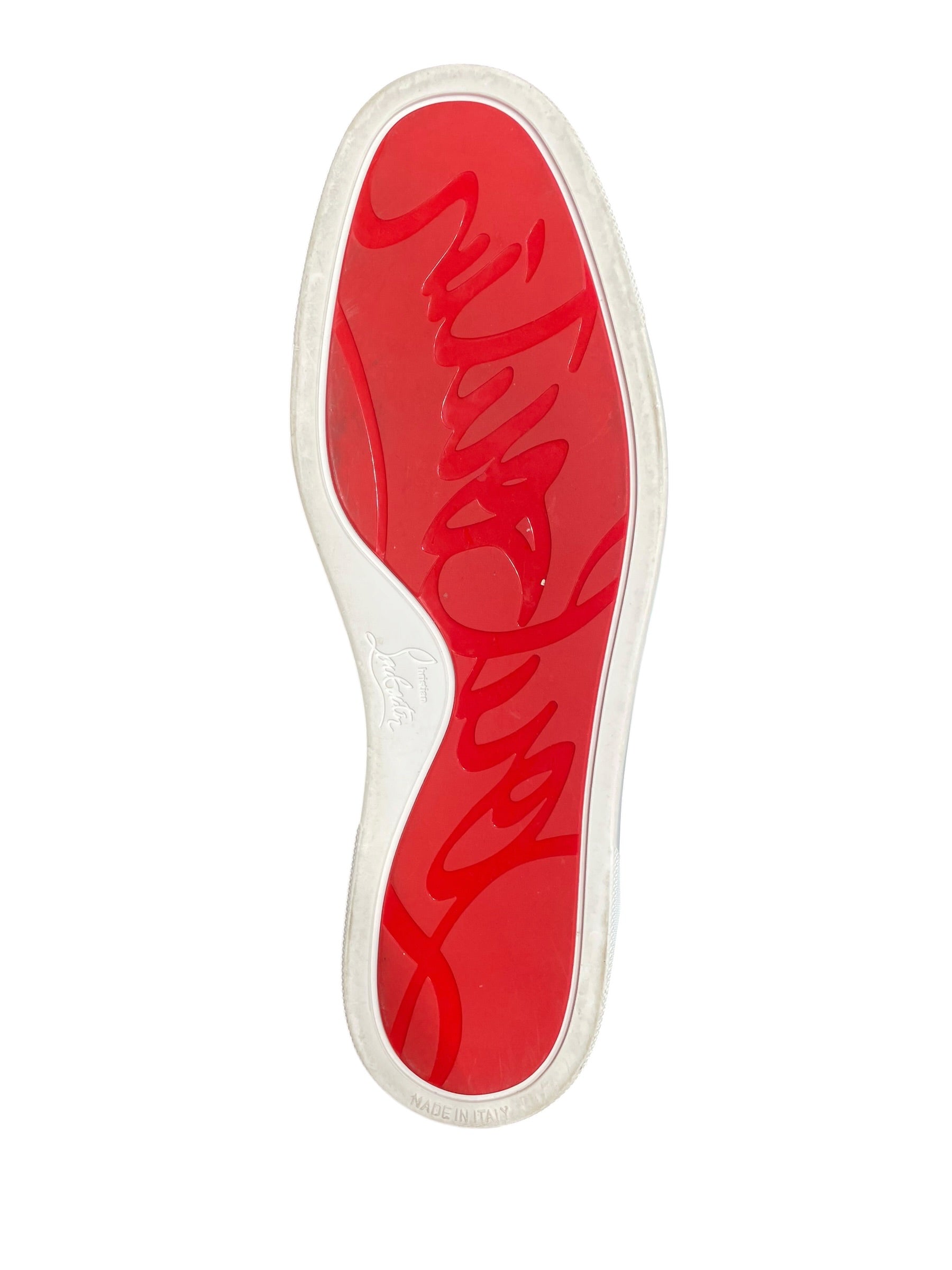 Christian Louboutin/Low-Sneakers/EU 42.5/SLV/GLITER SPIKES view 3