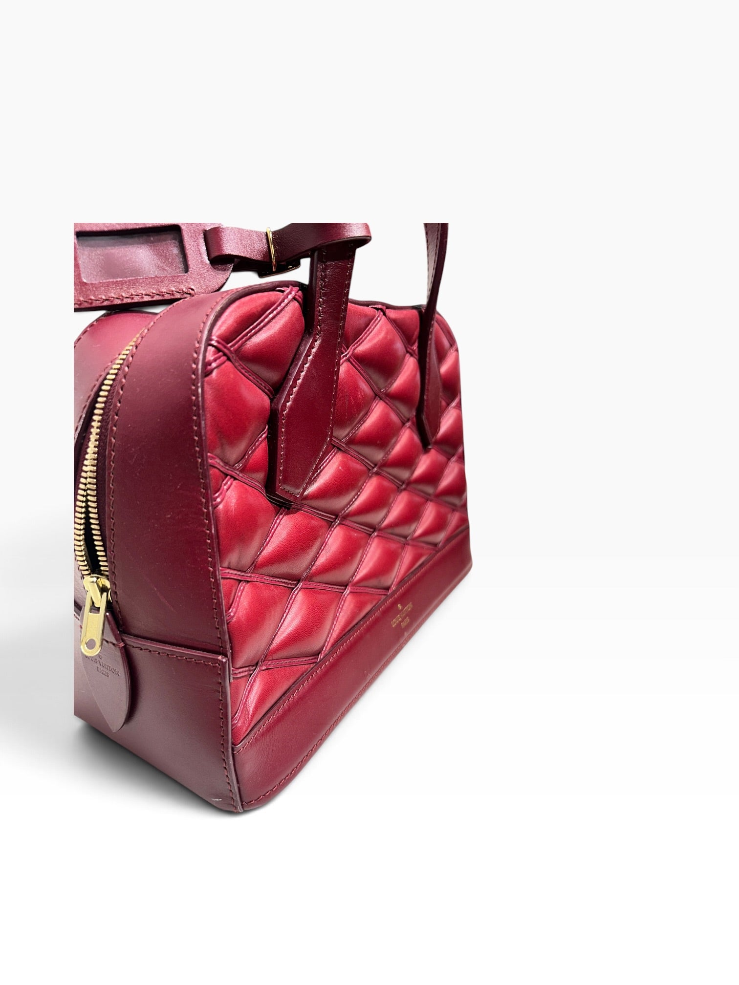 LOUIS VUITTON/Hand Bag/Leather/BRD/DIAMOND QUILTED view 6