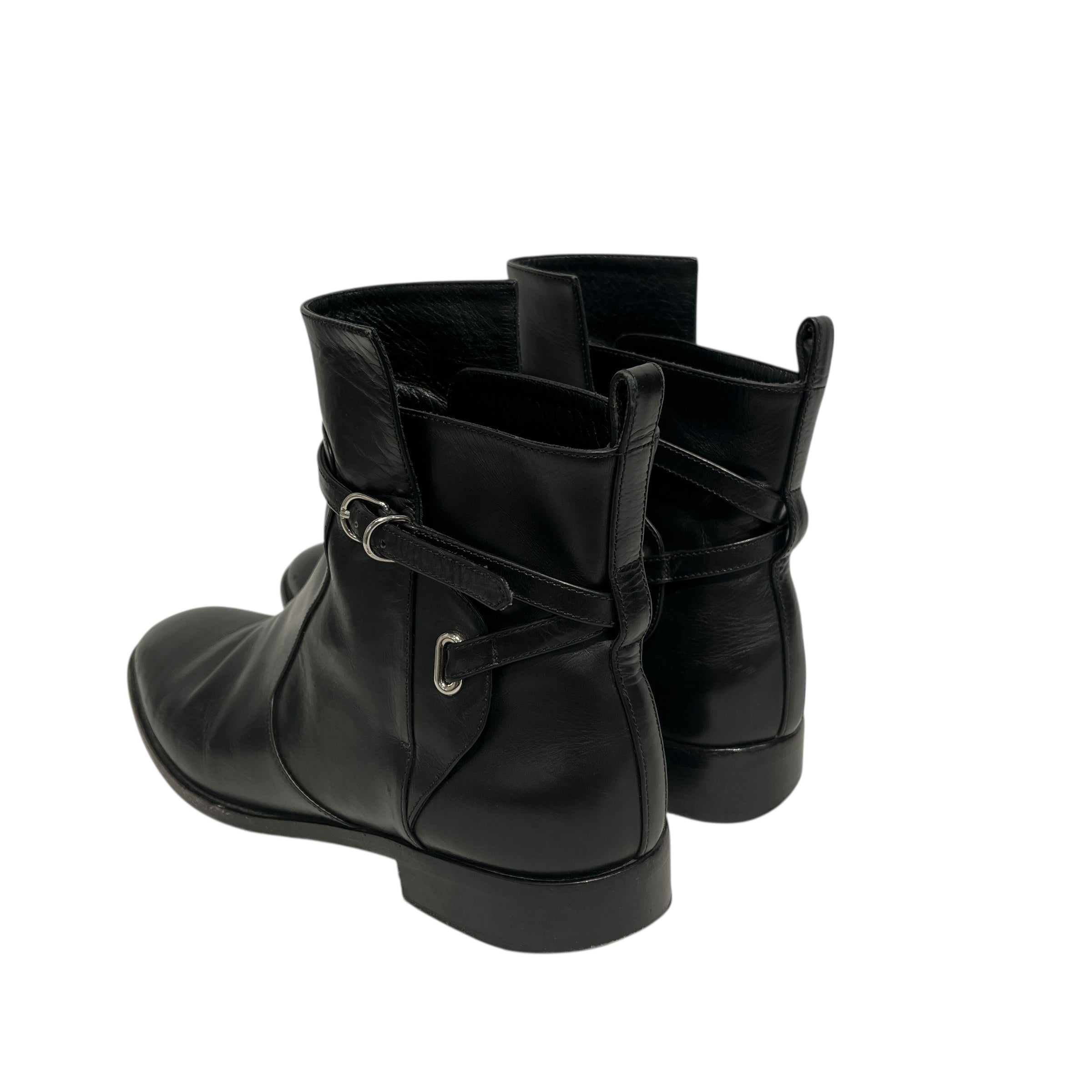 BALENCIAGA/Boots/EU 39/Leather/BLK/ view 2