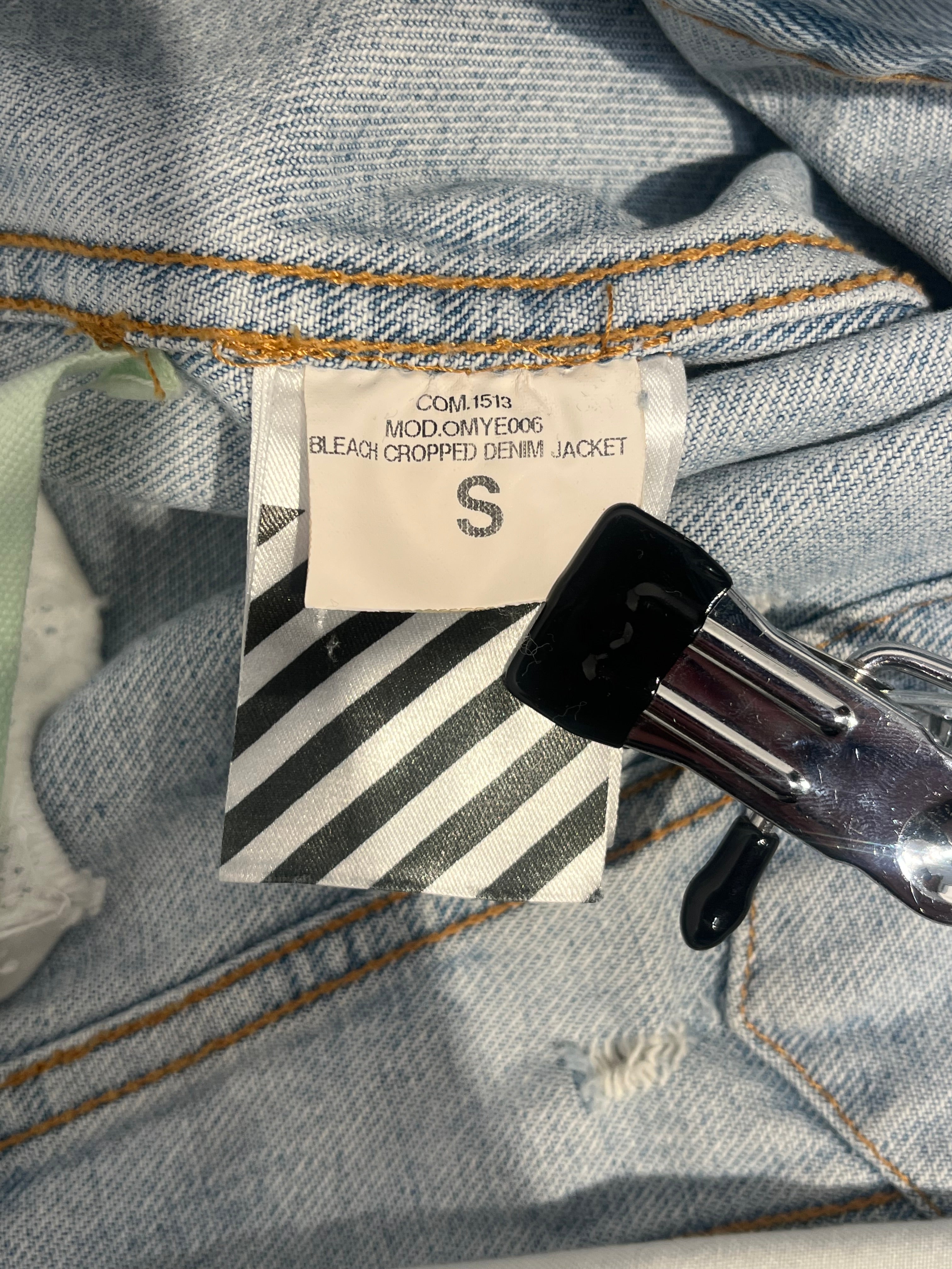 OFF-WHITE/Denim Jkt/S/Denim/BLU/TERMPERATURE view 4