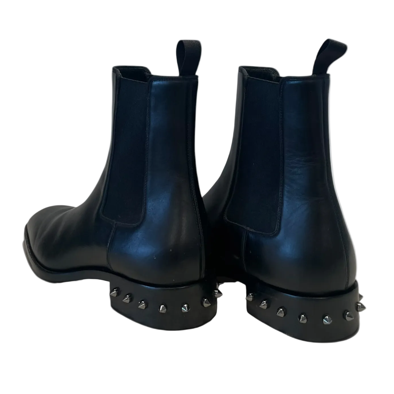 Christian Louboutin/Chelsea Boots/EU 42/Leather/BLK/Calf Leather Spiked Chelsea view 2
