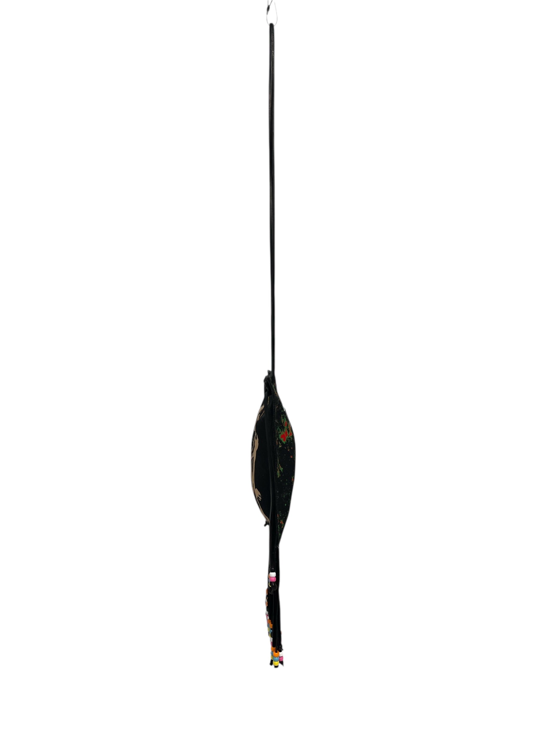 JW ANDERSON(J.W.ANDERSON)/Cross Body Bag/FREE/Graphic/Cotton/BLK/BEADED FRINGE DRAWSTRING view 3