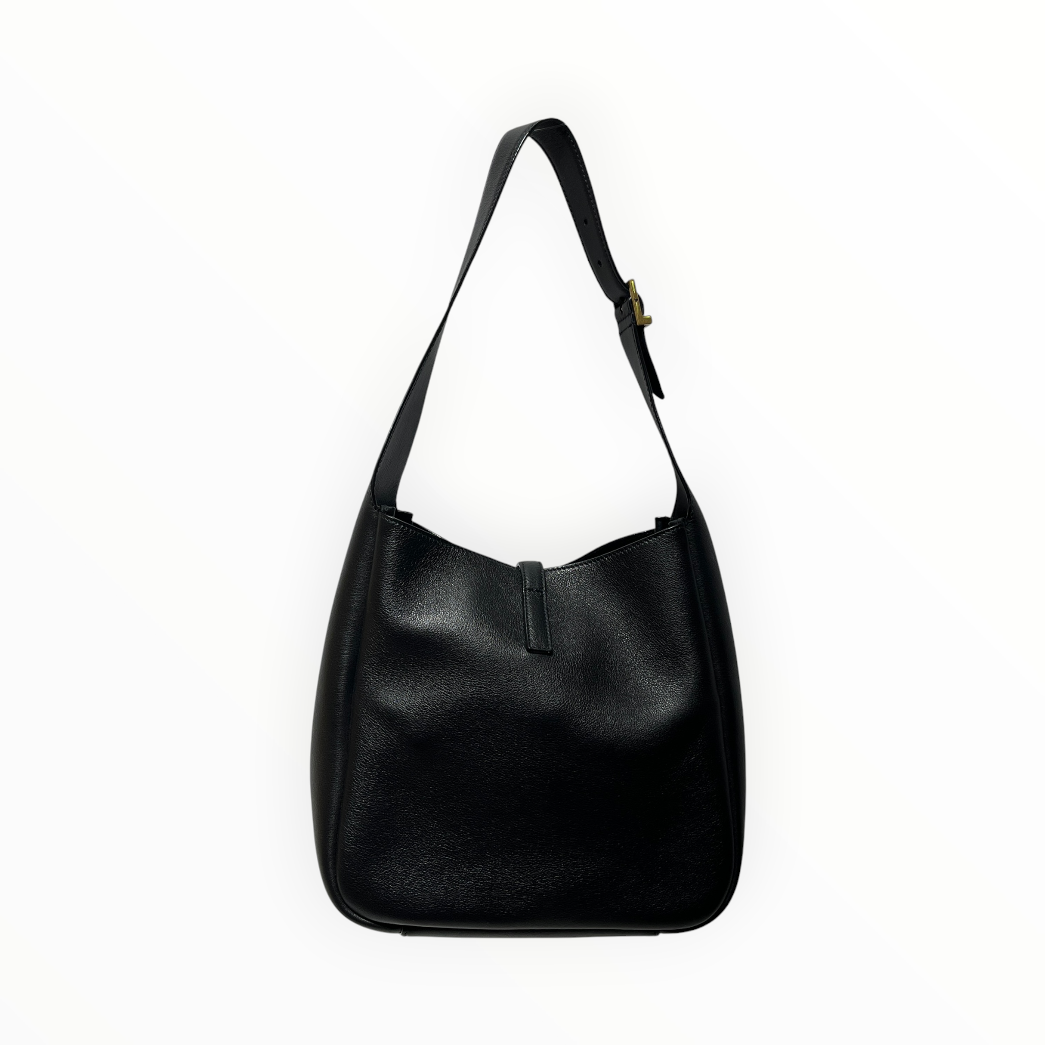 YVES SAINT LAURENT/Tote Bag/Leather/BLK/Le 5 A 7 icro Leather Tote view 2