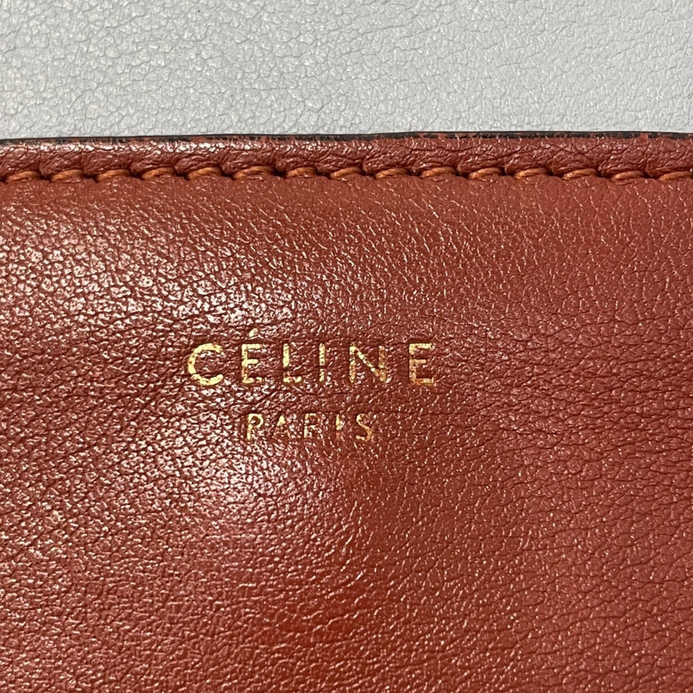 CELINE/Cross Body Bag/Leather/BLU/Frame view 5