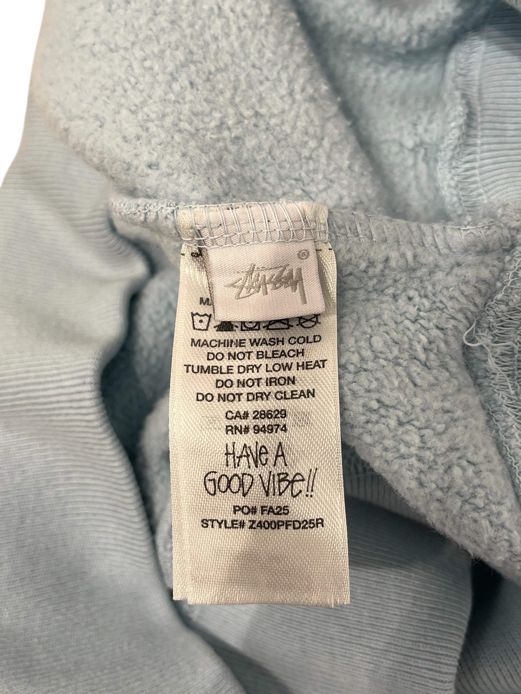 STUSSY/Hoodie/XL/Graphic/Cotton/BLU/nyexclusive pullover s bluetag view 4