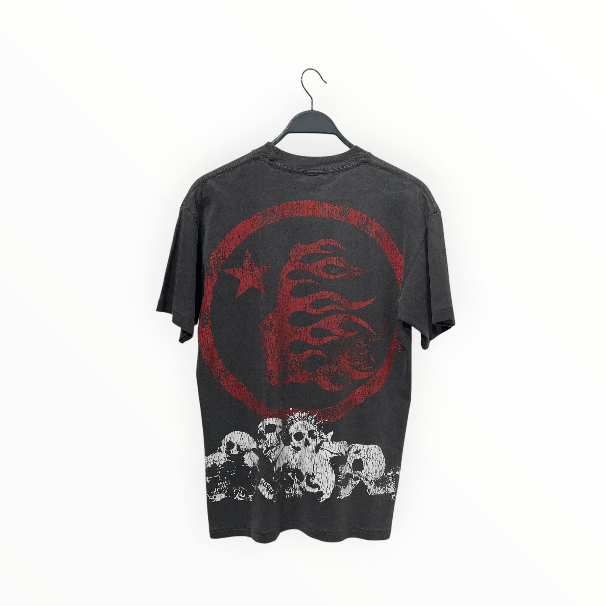 HELLSTAR/T-Shirt/S/Cotton/GRY/ view 2