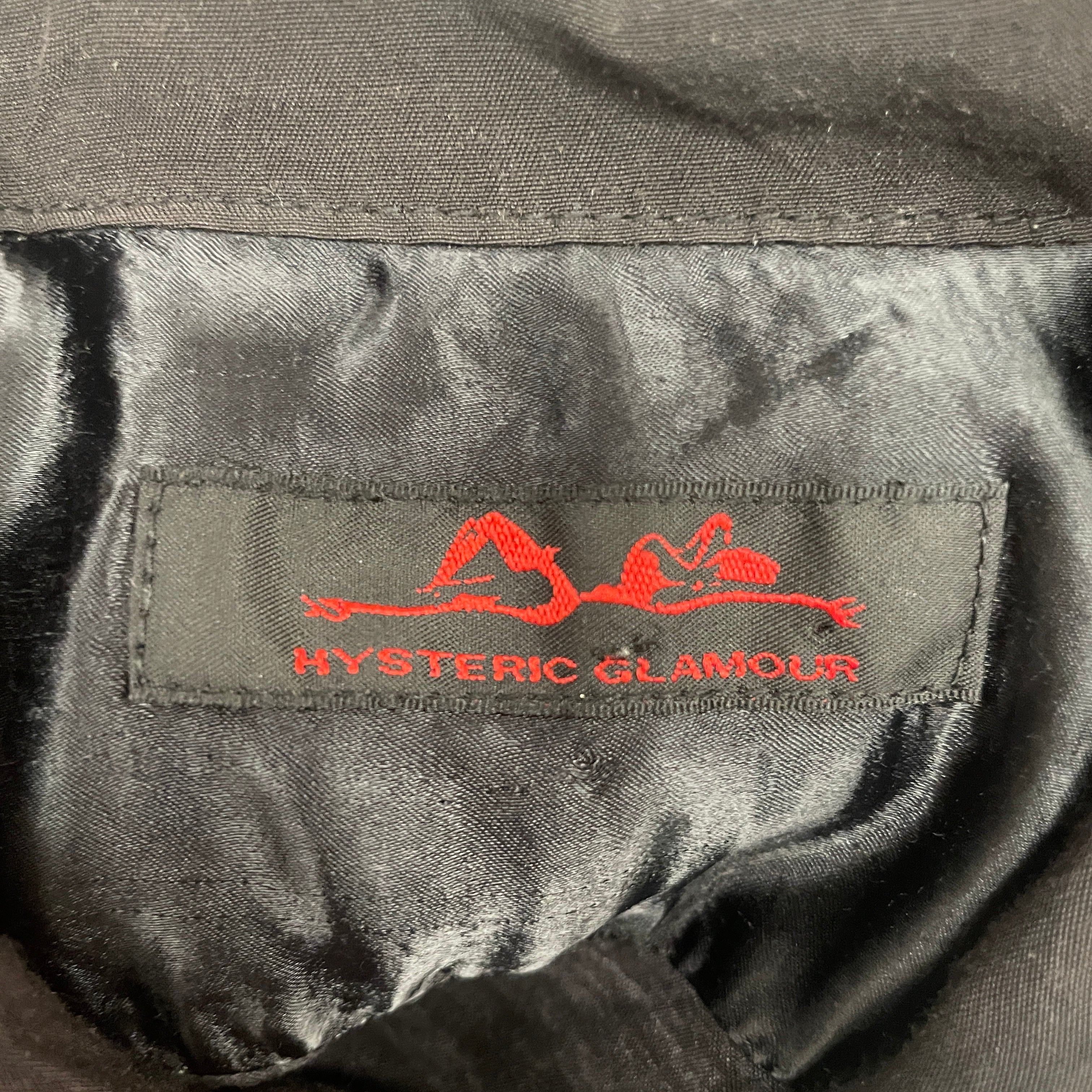 HYSTERIC GLAMOUR/SS Shirt/Cotton/BLK/Graphic/button up/hysteric vixen/hys view 3