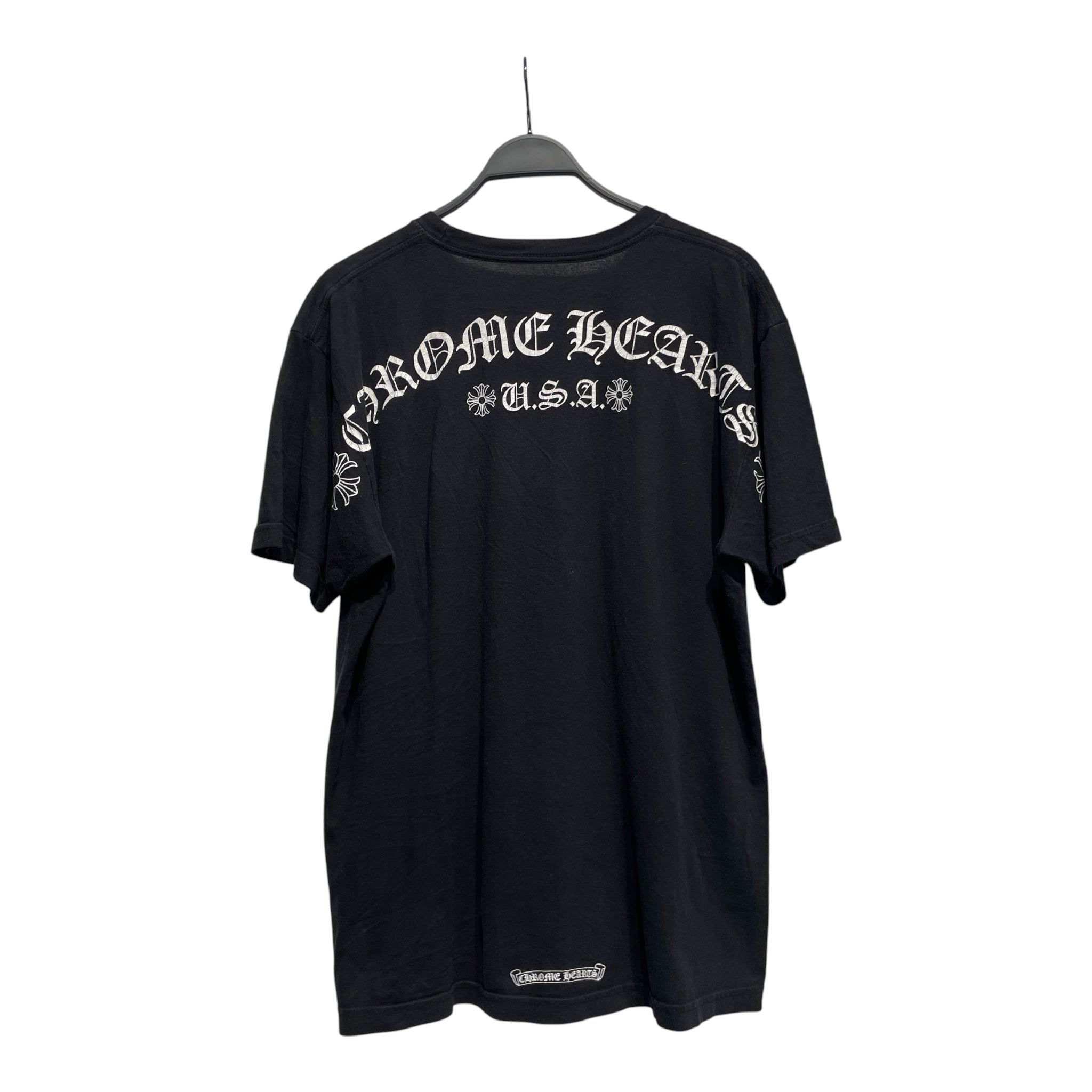 CHROME HEARTS/T-Shirt/XL/Cotton/BLK/Graphic/classic design view 2