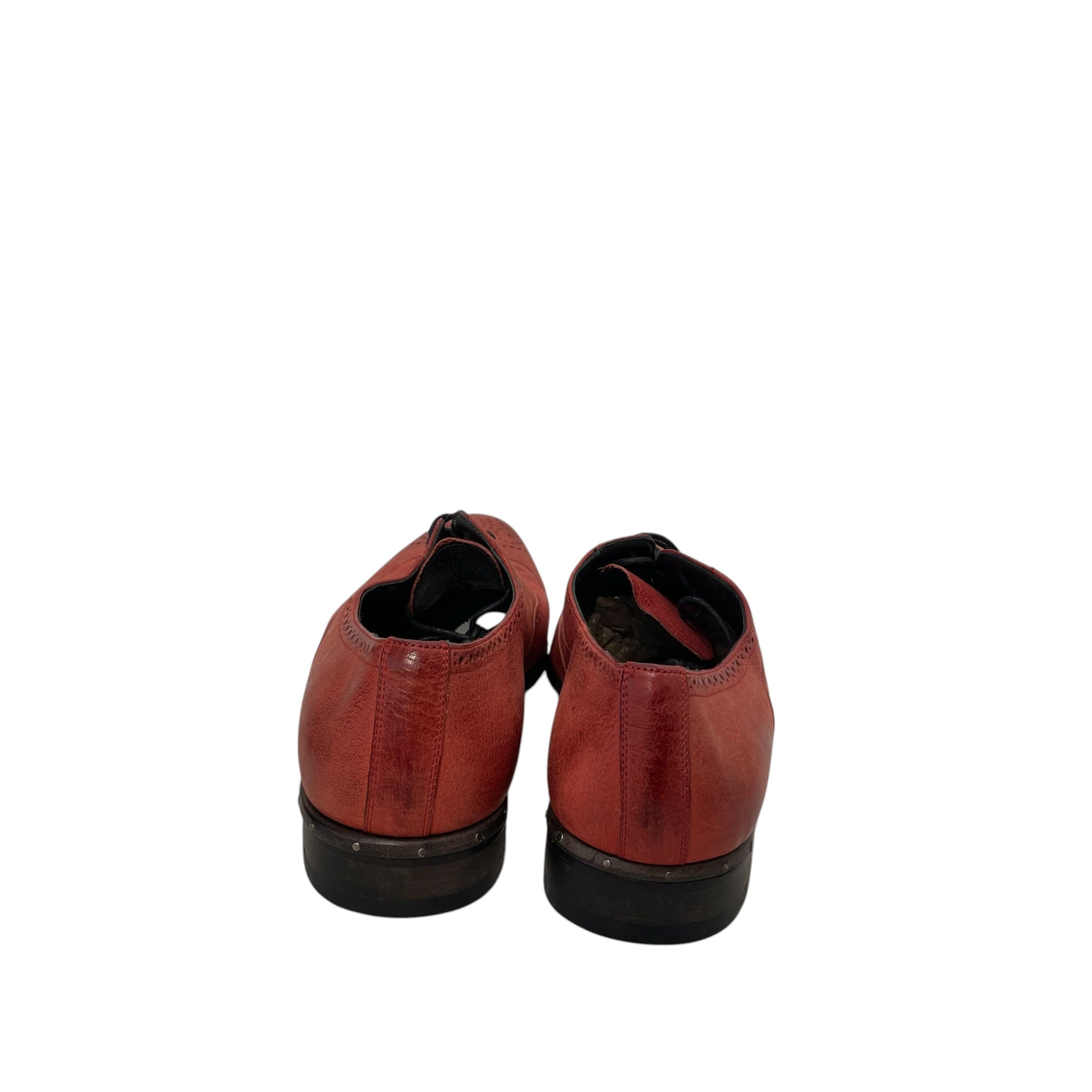 DOLCE&GABBANA/Dress Shoes/US 11/Leather/RED/OXFORD view 3