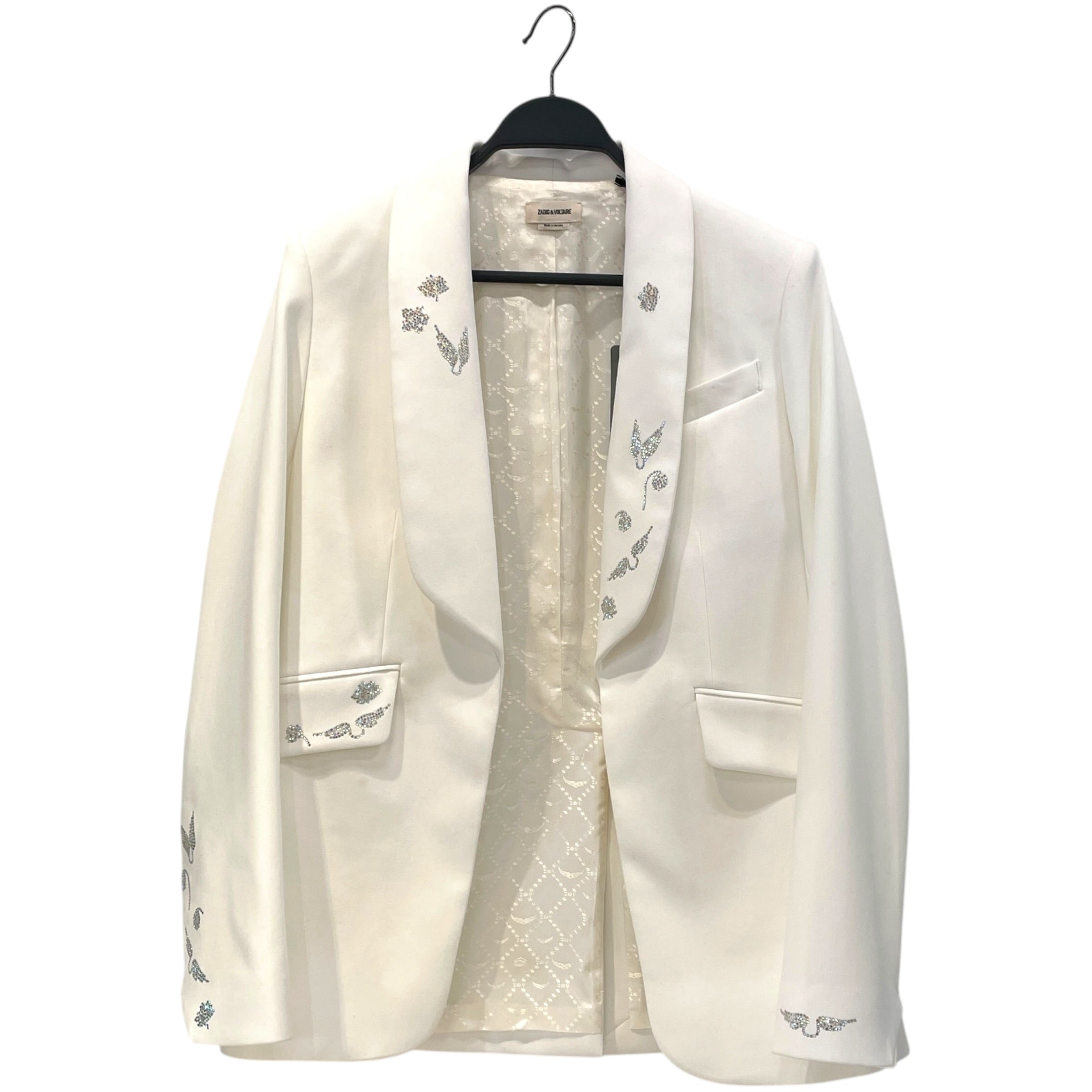 Zadig&Voltaire/T&B Set/34/Polyester/WHT/DATE STRASS WINGS view 1