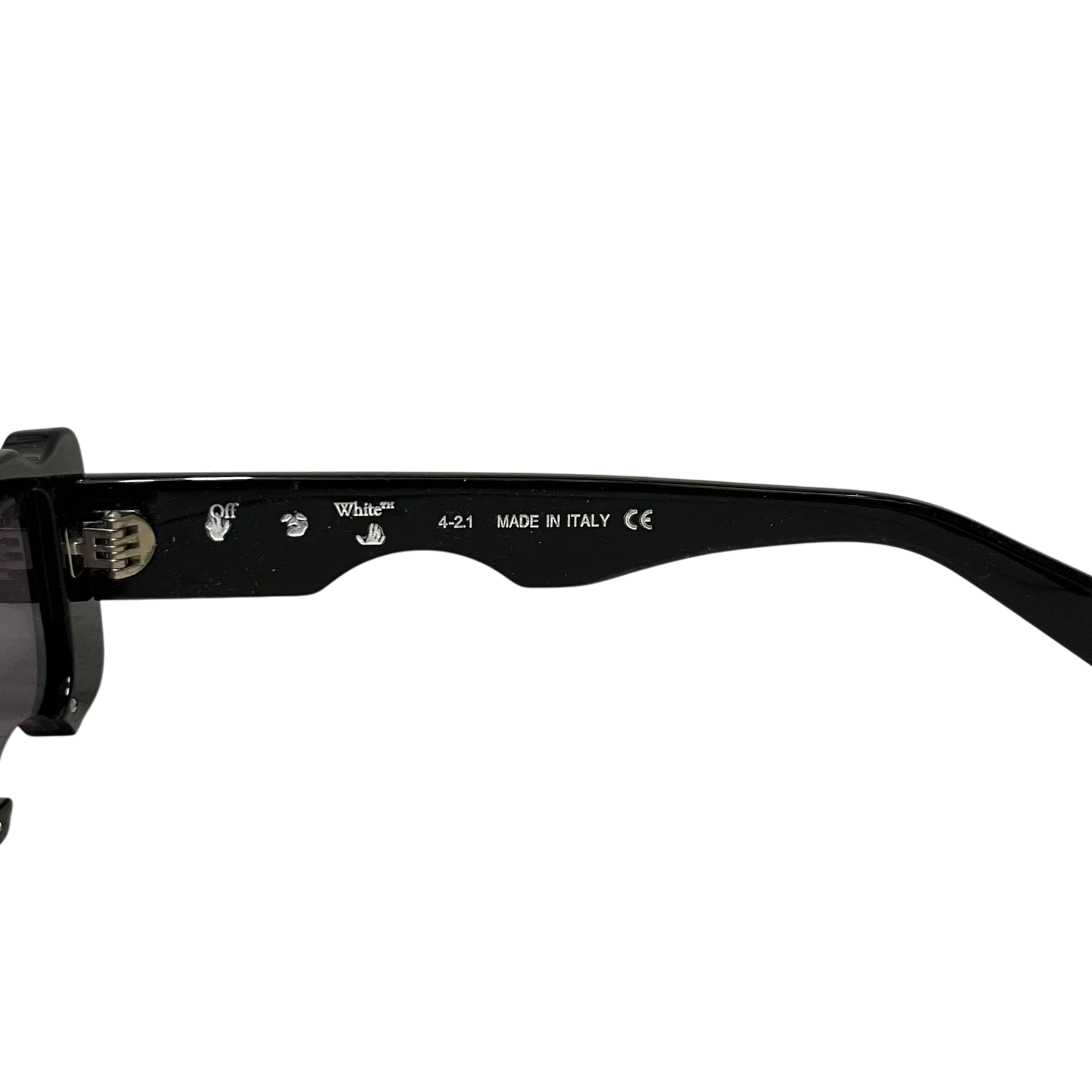 OFF-WHITE/Sunglasses/Celluloid/BLK/"caddy" glasses view 4