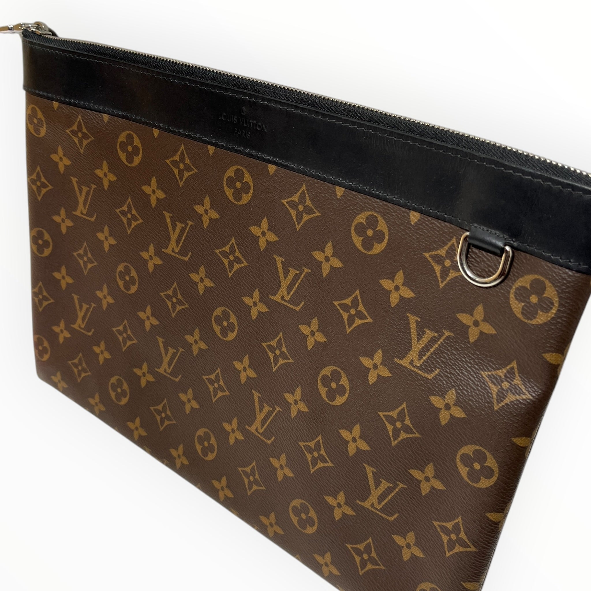 LOUIS VUITTON/Pouch/Leather/BRW/CLUTCH POUCH view 5
