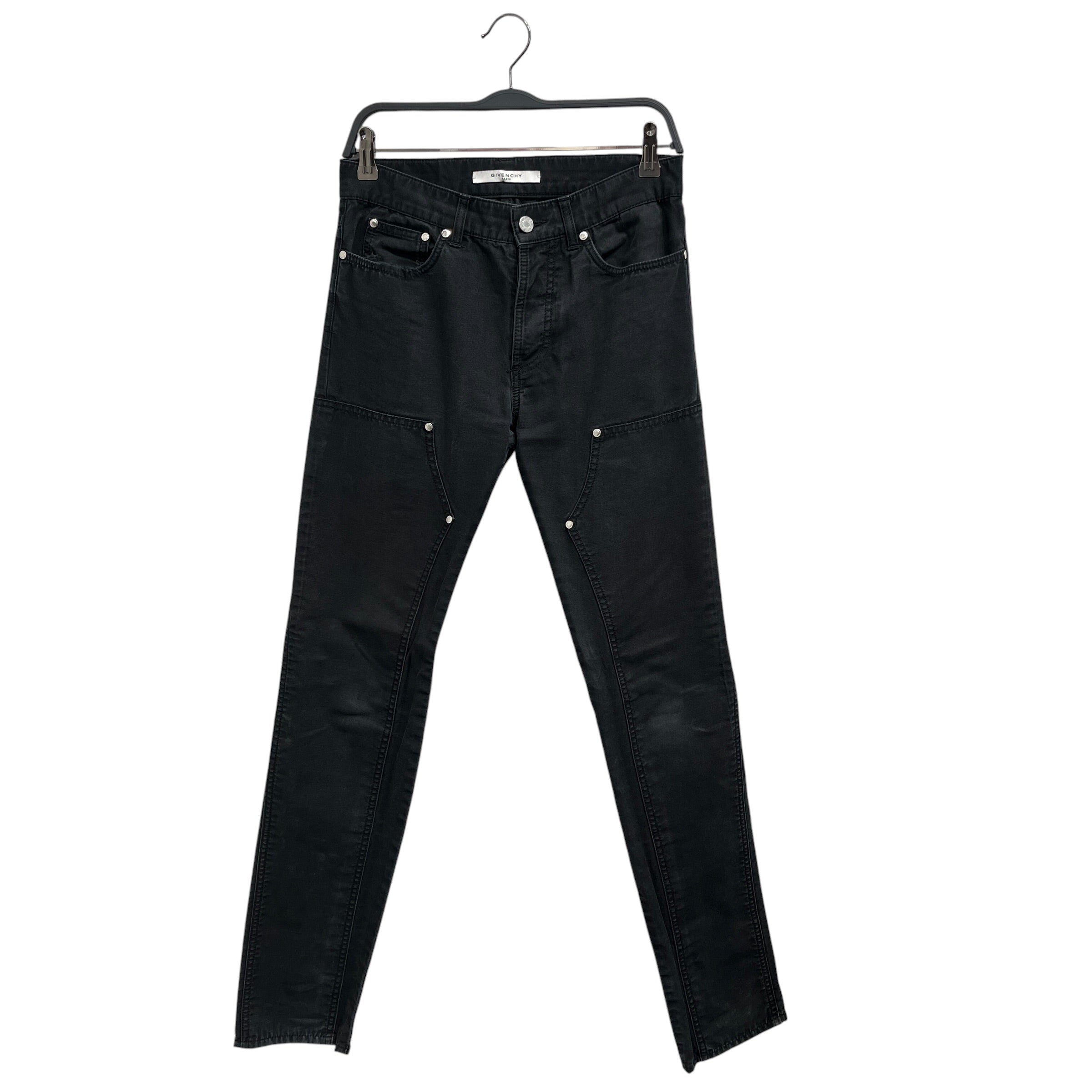 GIVENCHY/Cargo Pants/29/Denim/BLK/carpenter view 1