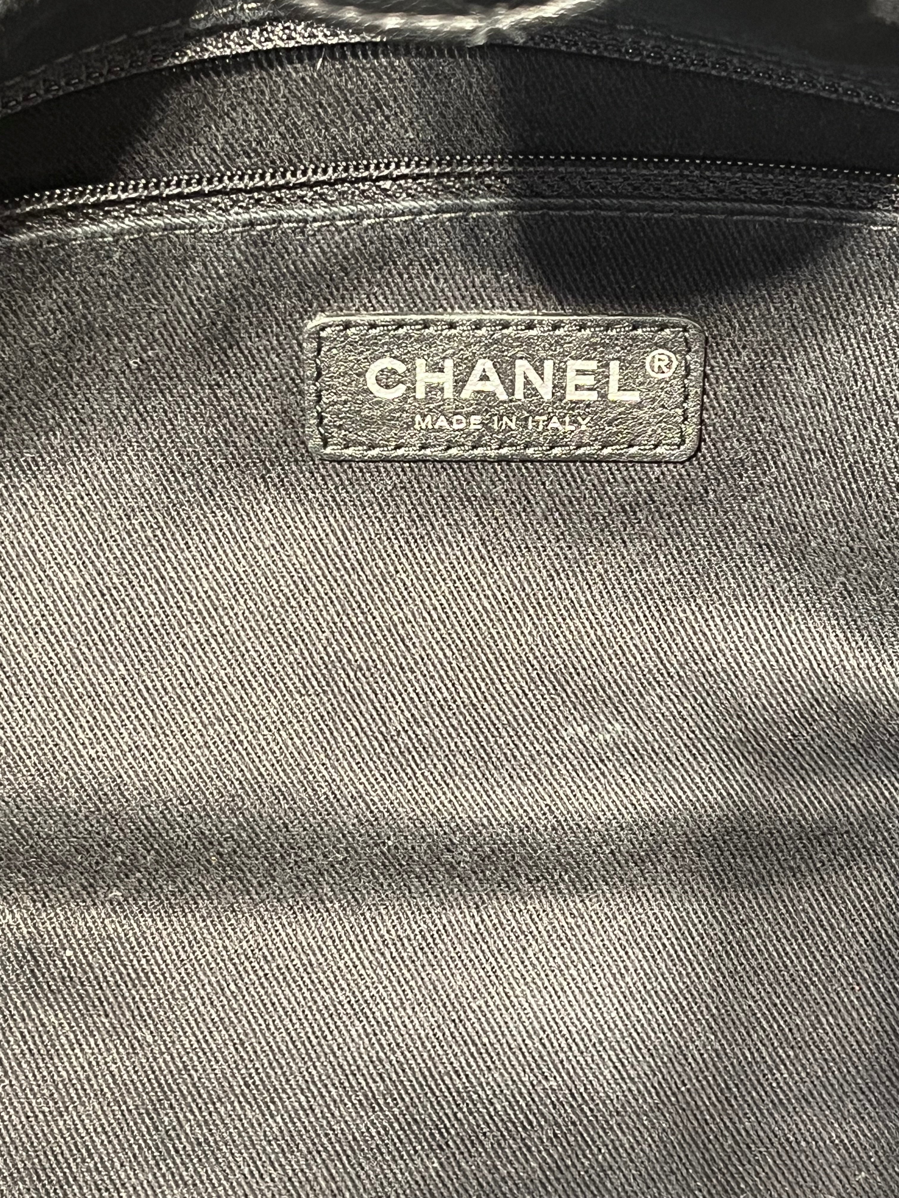 CHANEL/Tote Bag/Monogram/Cotton/GRY/Deauville Cloth Bag view 7
