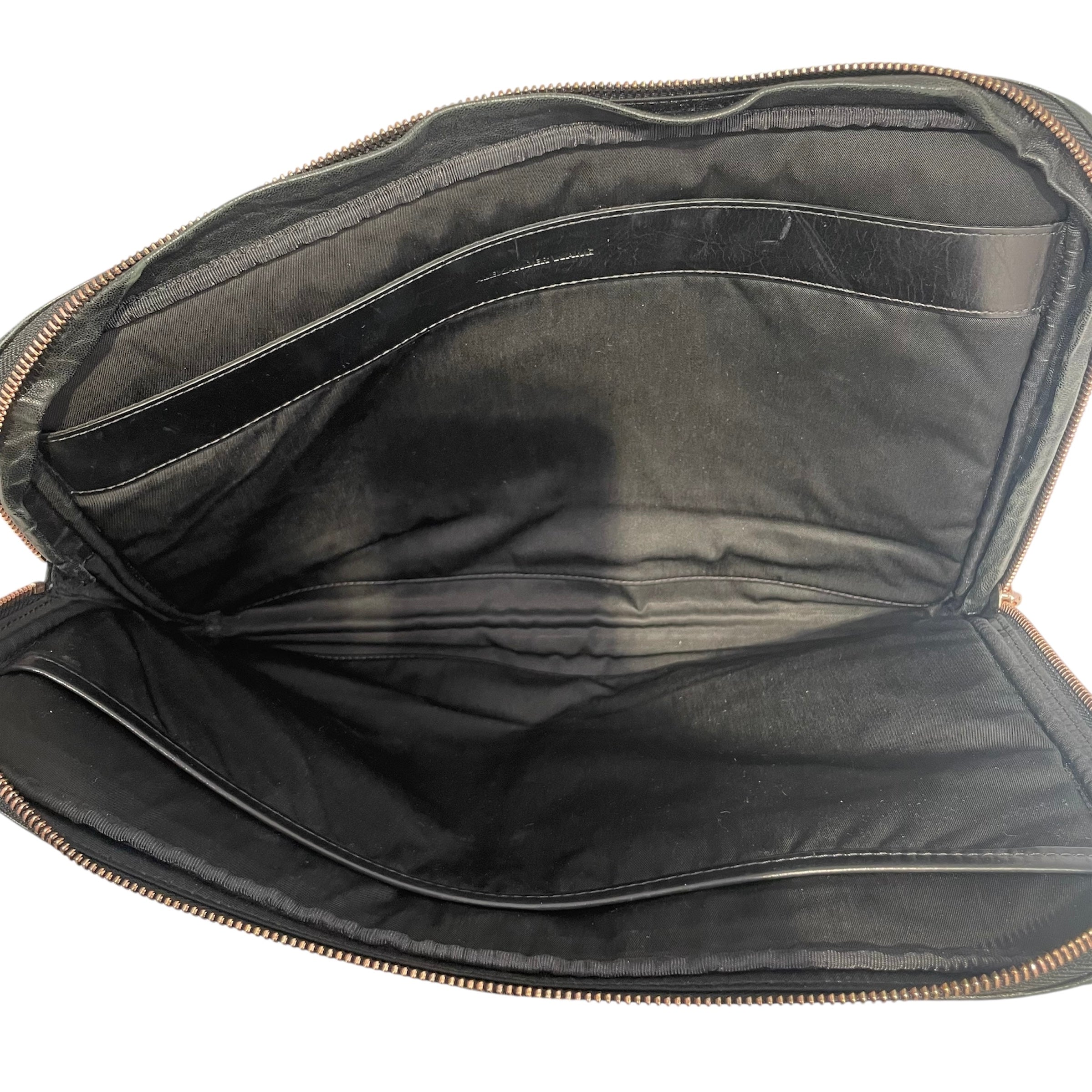 Alexander Wang/Clutch Bag/Leather/BLK/LAPTOP CASE view 3