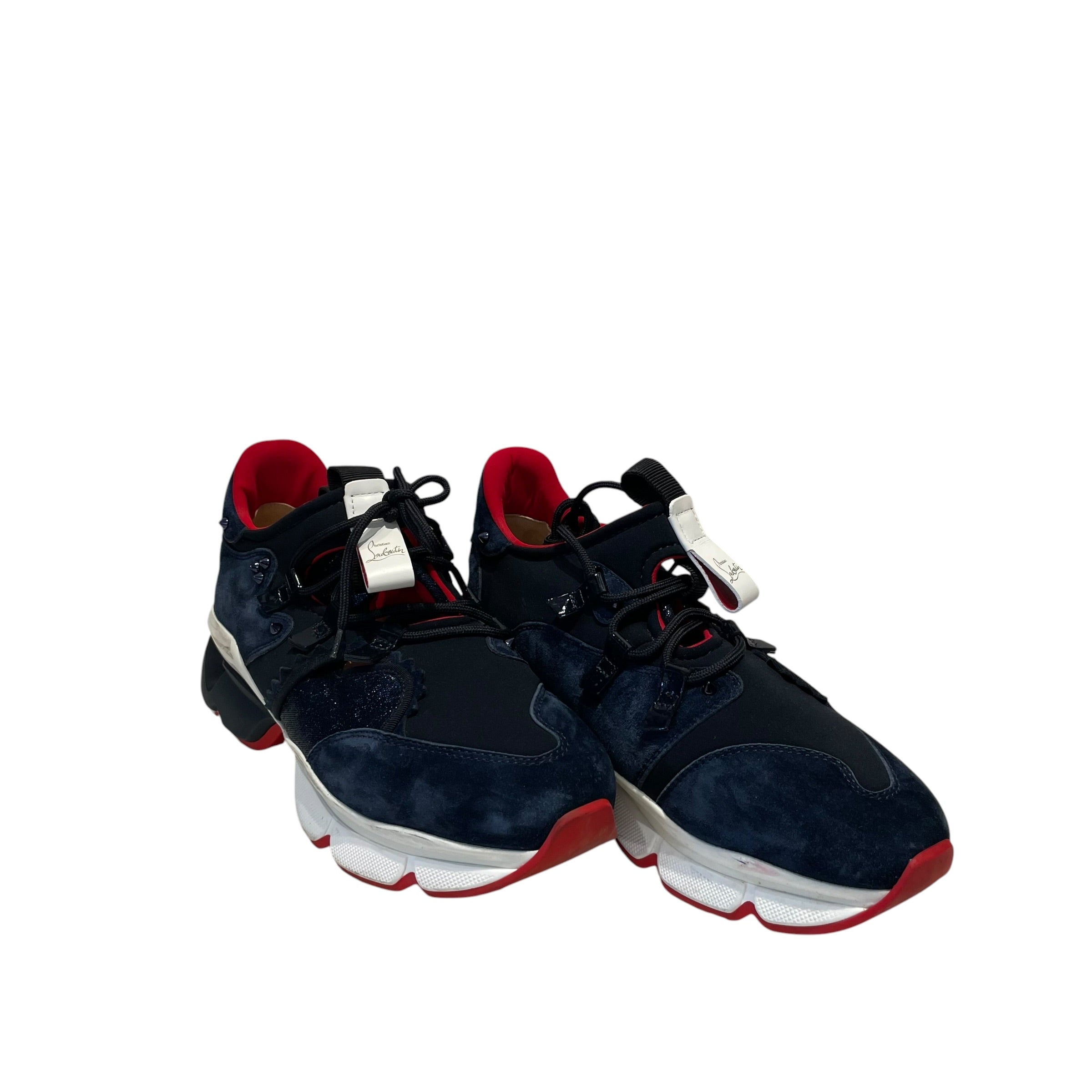 Christian Louboutin/Low-Sneakers/US 10/NVY/RUNNER TRAINERS
