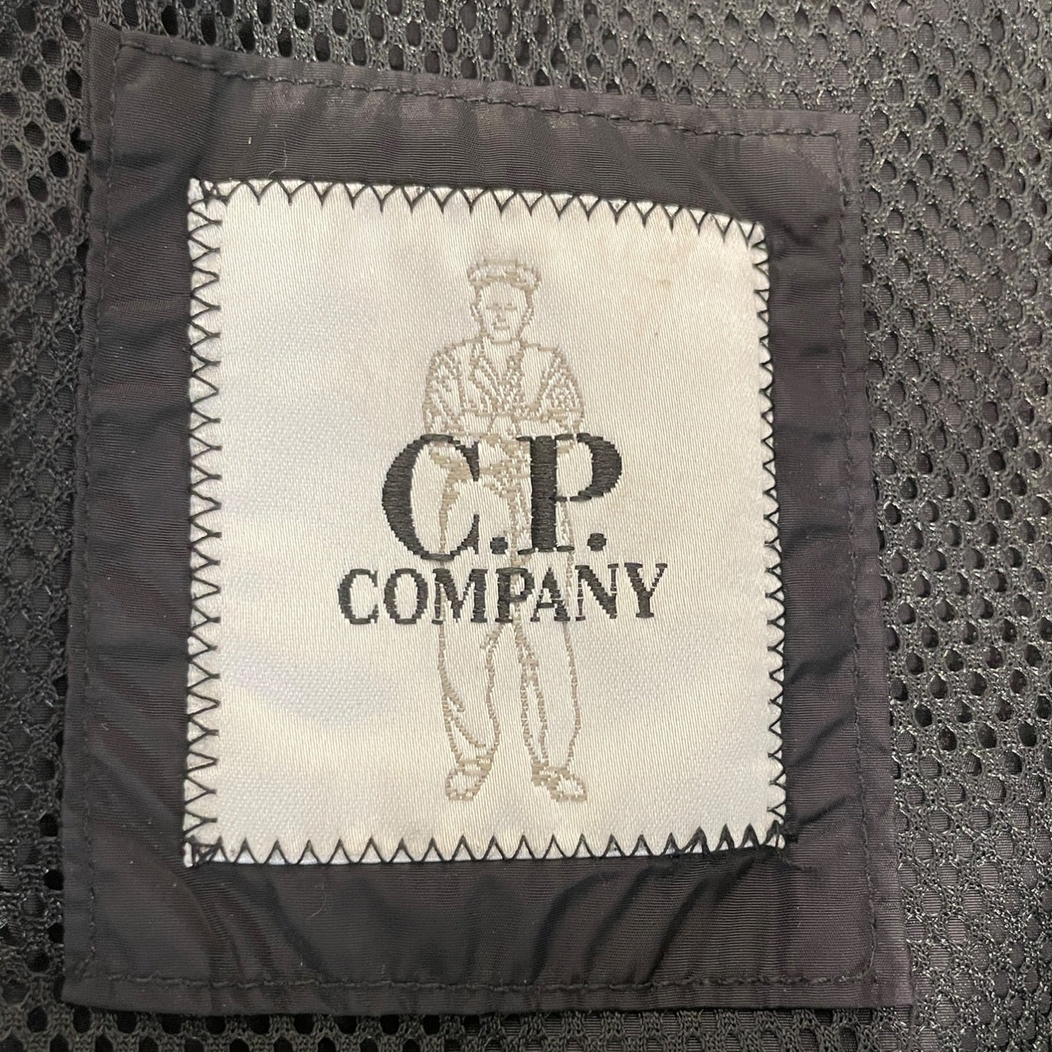 C.P.COMPANY/Windbreaker/L/Nylon/BLK/CPCOMPANY LOGO BACK view 4