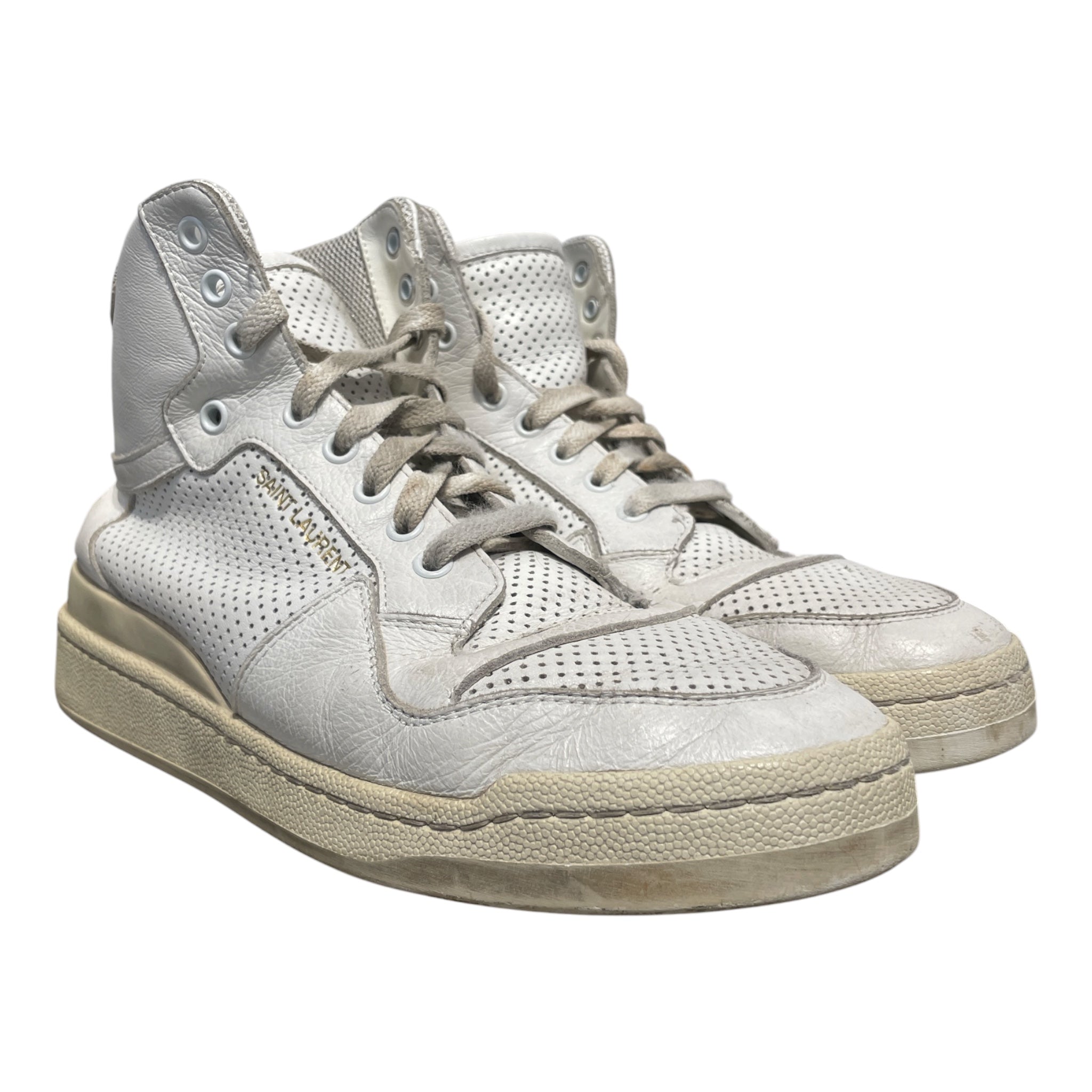 SAINT LAURENT/Hi-Sneakers/EU 41/Leather/WHT/SL24 view 1