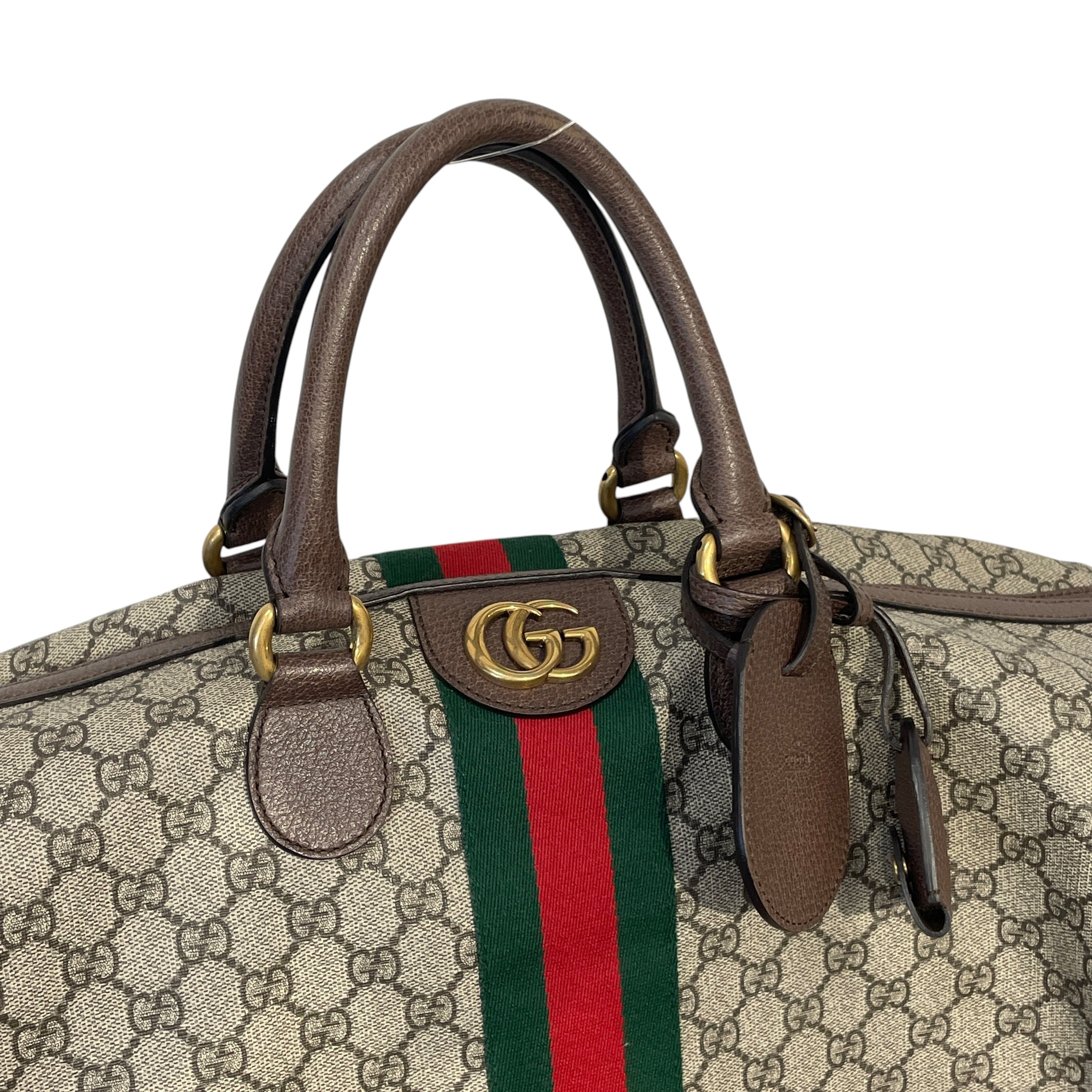 GUCCI/Luggage/Monogram/BRW/SUPREME CANVAS SAVOY DUFFLE view 2