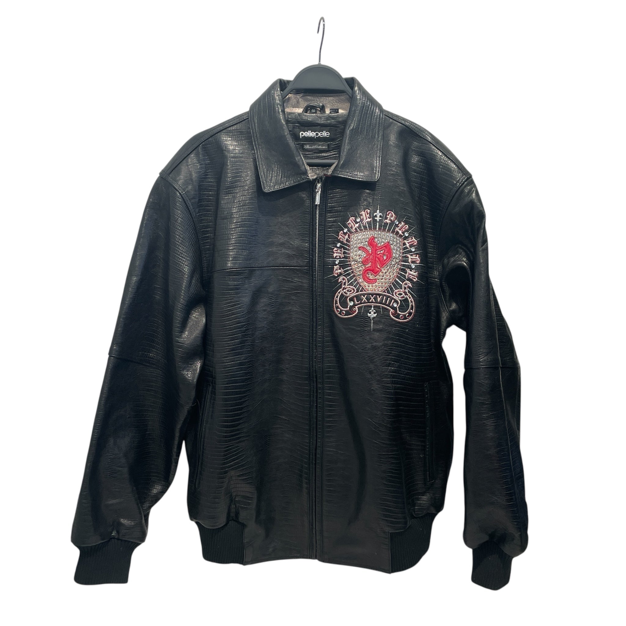Pelle Pelle/Leather Jkt/46/Leather/BLK/Graphic/Immortal Leather Jacket view 1