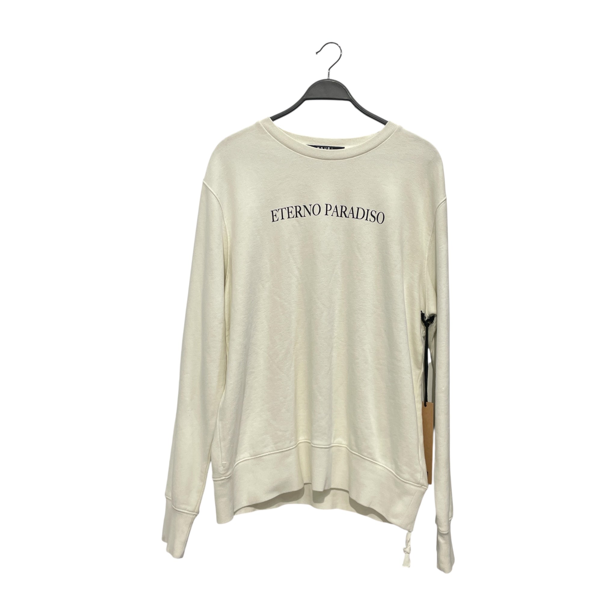ksubi/Sweater/L/Cotton/WHT/Pullover/ETERNO PARADISO view 1