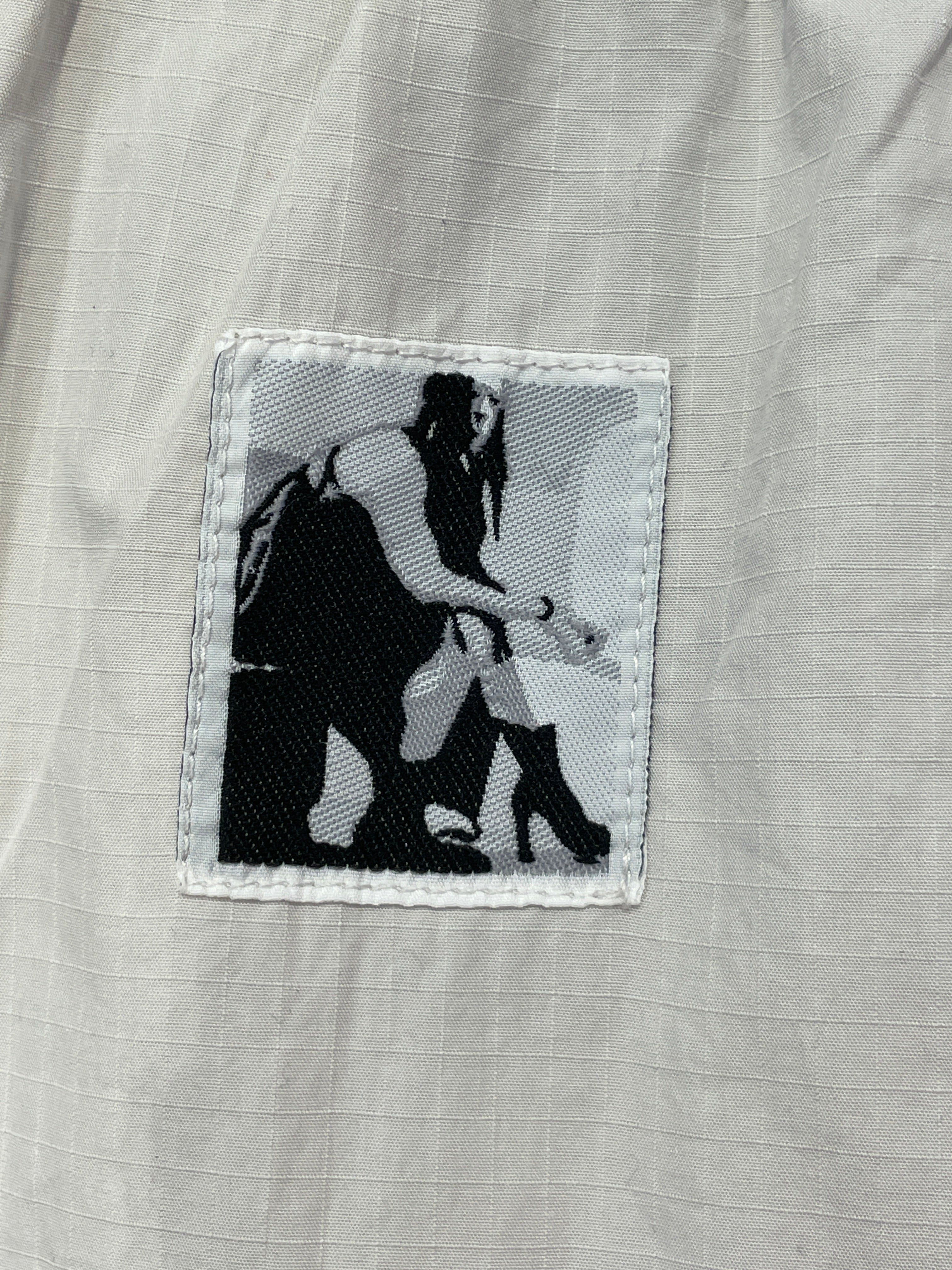 Rick Owens/Cargo Pants/M/Cotton/WHT/'Milk Wash' Square Pockets view 4