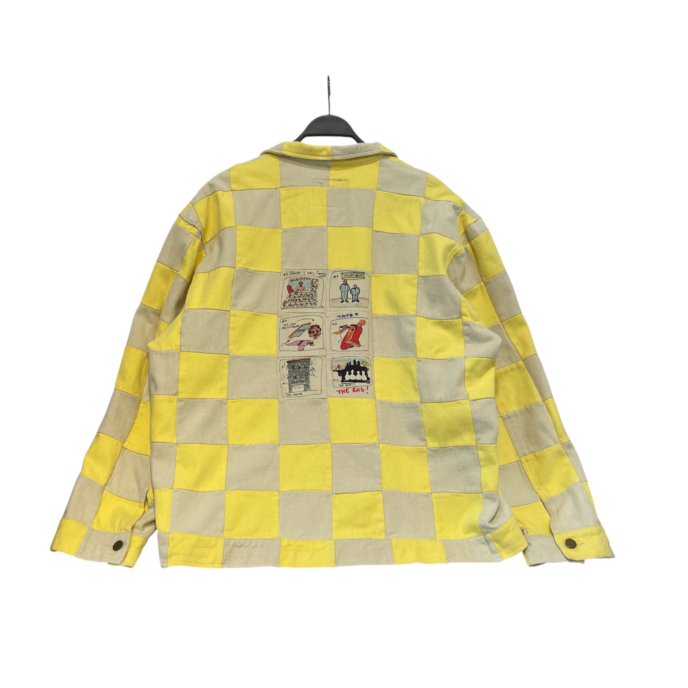KIDSUPER STUDIOS/LS Shirt/XXL/Cotton/MLT/Checkard graphic button up view 2