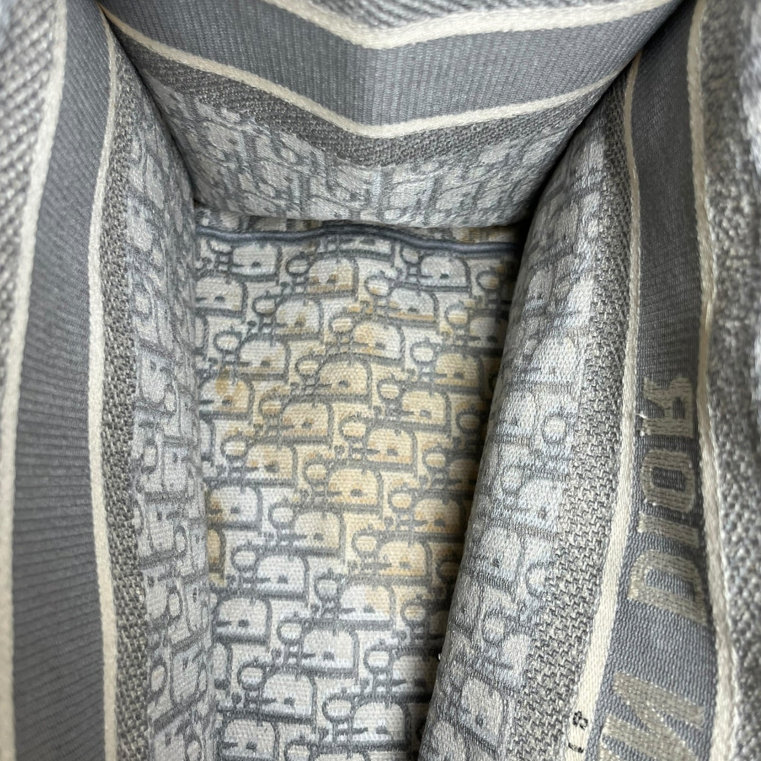 Christian Dior/Tote Bag/Monogram/GRY/Book Tote view 5