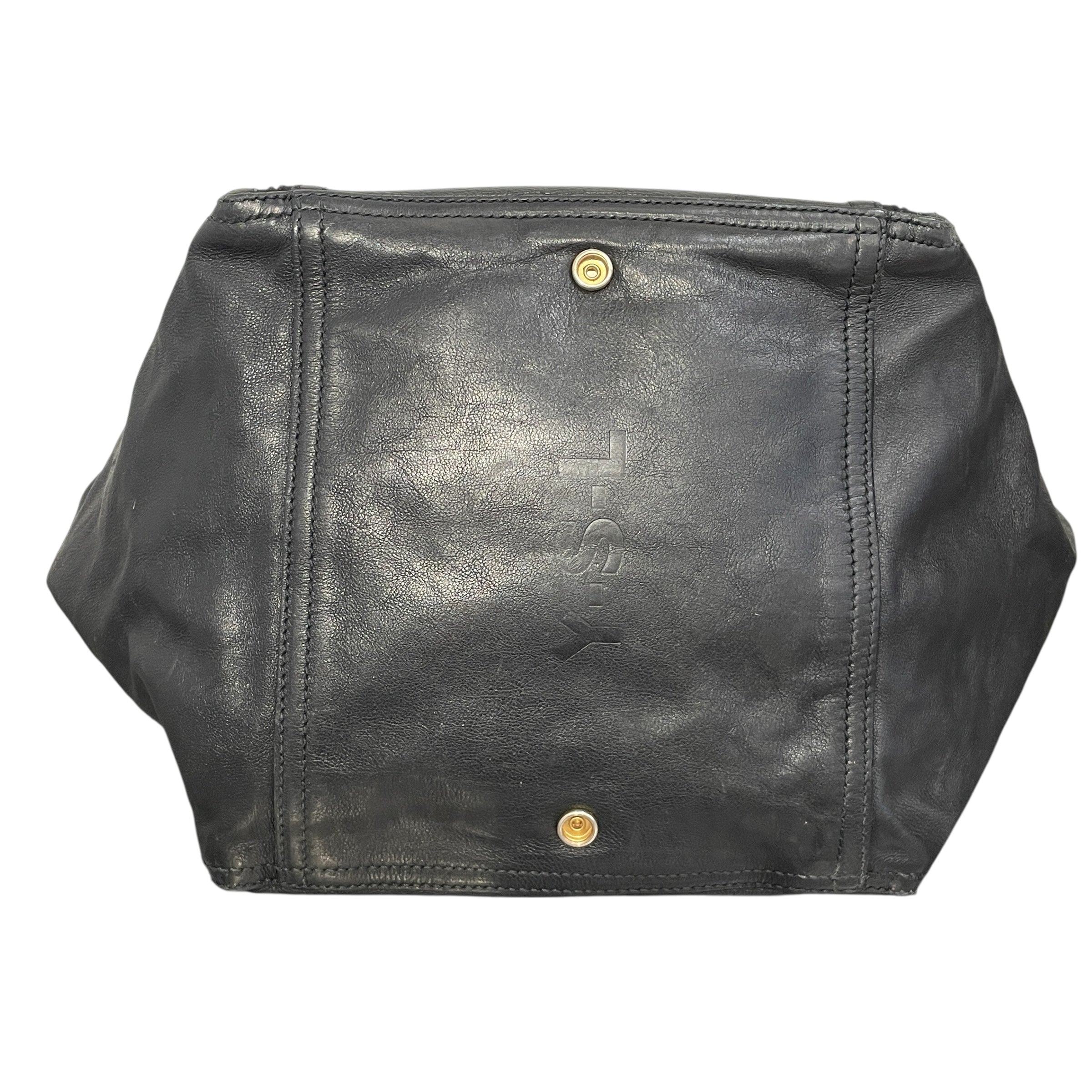 YVES SAINT LAURENT/Tote Bag/Leather/BLK/Downtown Totebag view 4
