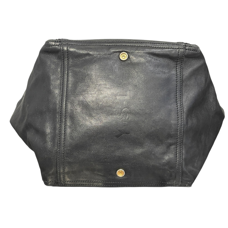 YVES SAINT LAURENT/Tote Bag/Leather/BLK/Downtown Totebag