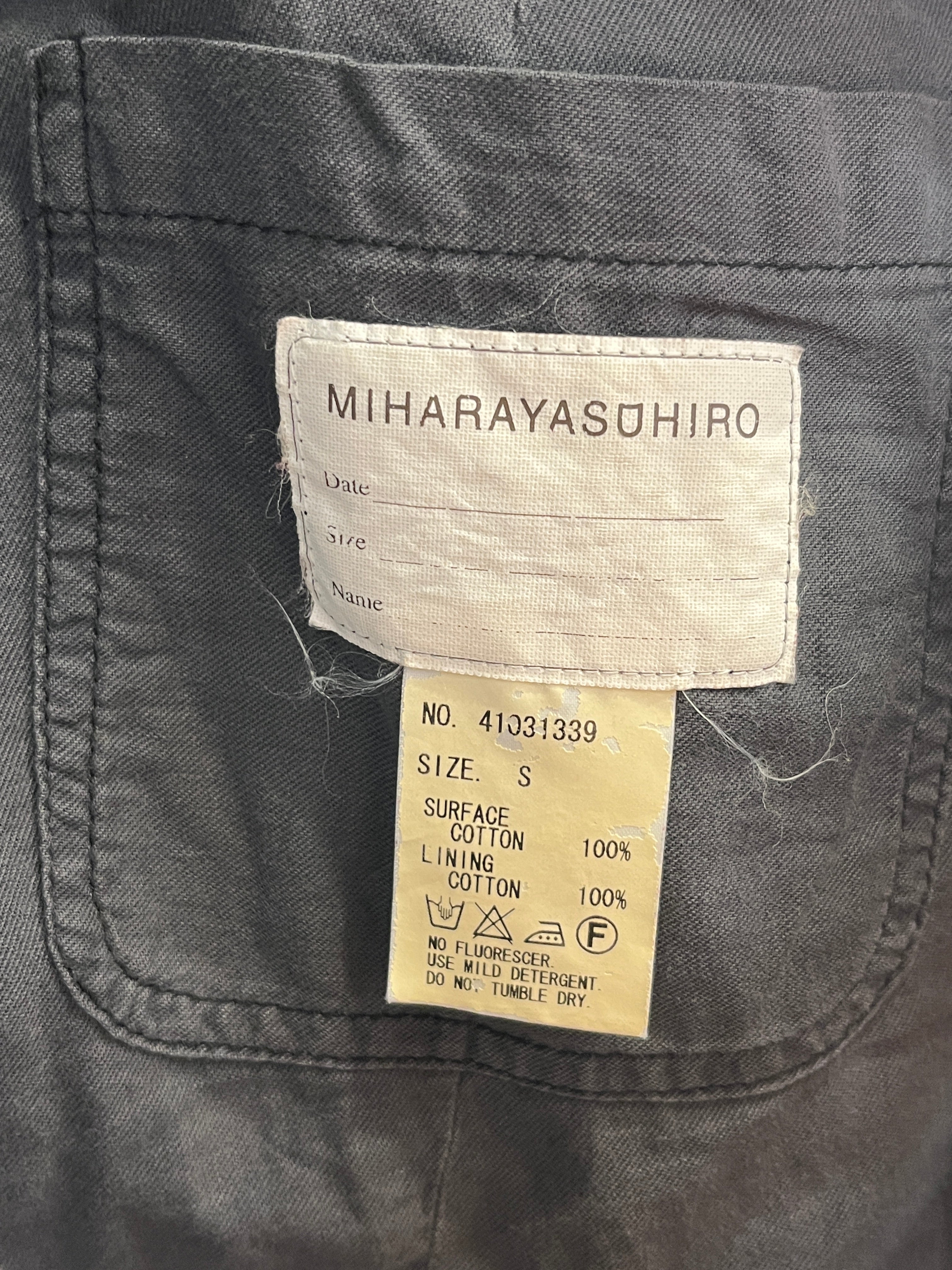 MIHARA YASUHIRO/Jacket/S/Cotton/NVY/MULTI POCKET JKT view 4