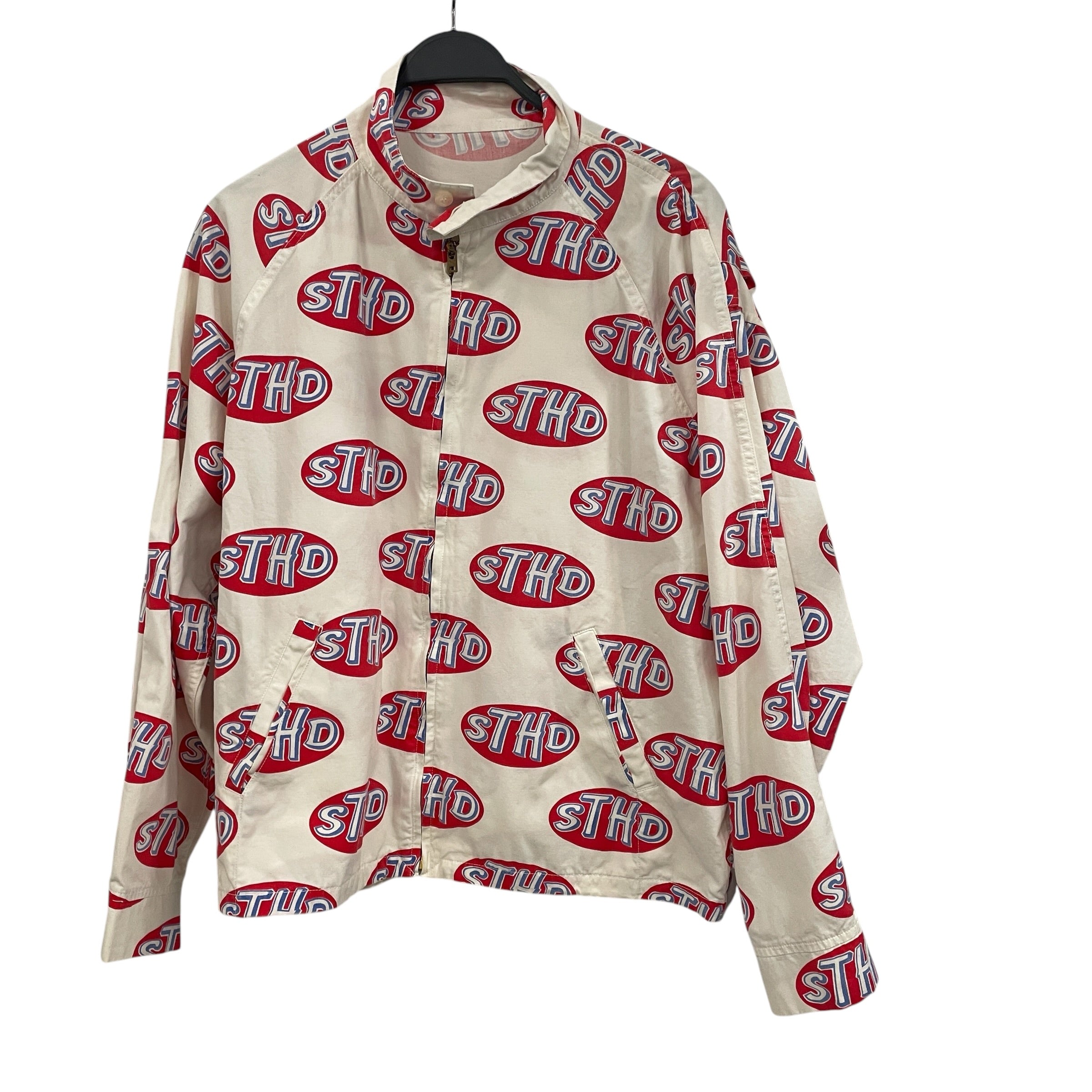 SAINT MICHAEL/Jacket/Cotton/WHT/All Over Print/STHD AOP ZIP UP view 1