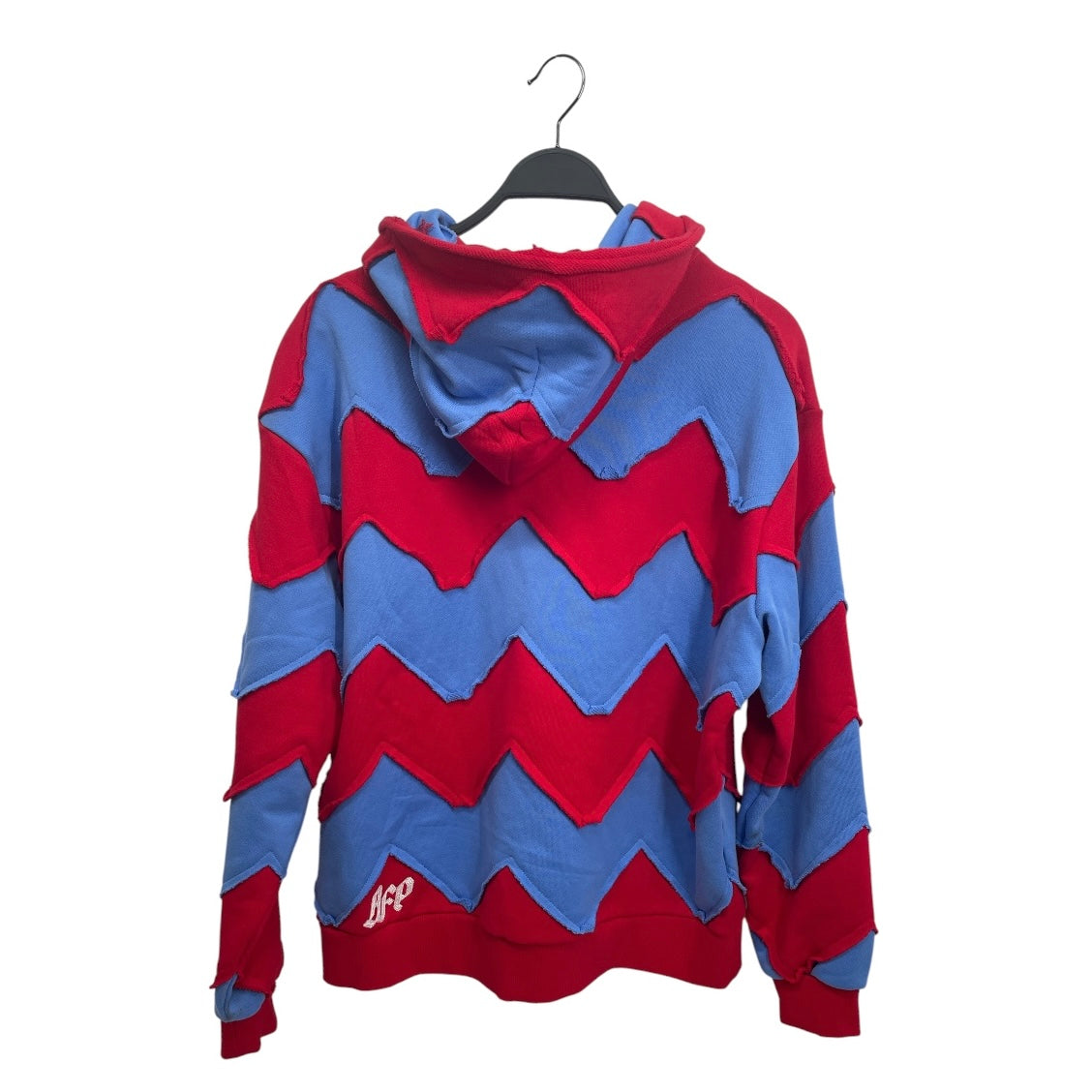 sicko/Hoodie/L/Stripe/Cotton/BLU/BLU&RED ZIGZAG STRIPE view 2