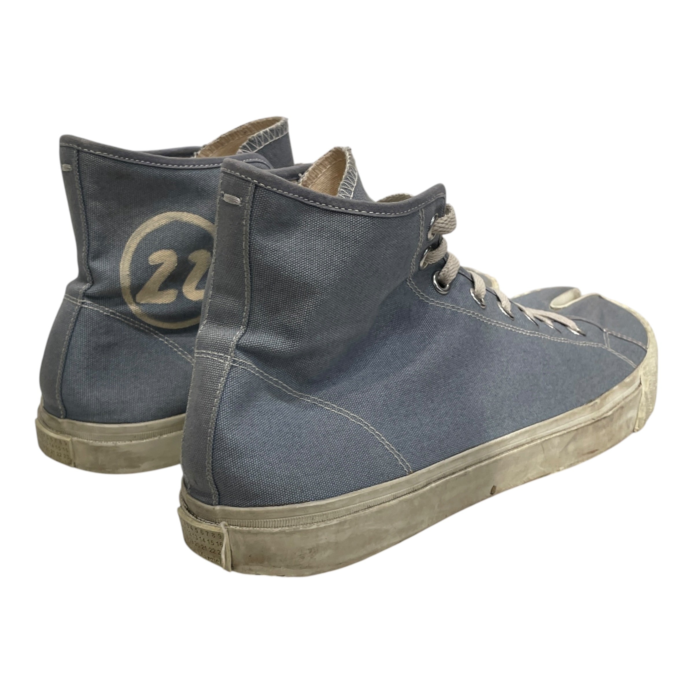 Maison Martin Margiela/Hi-Sneakers/EU 45/Cotton/BLU/CANVAS view 2