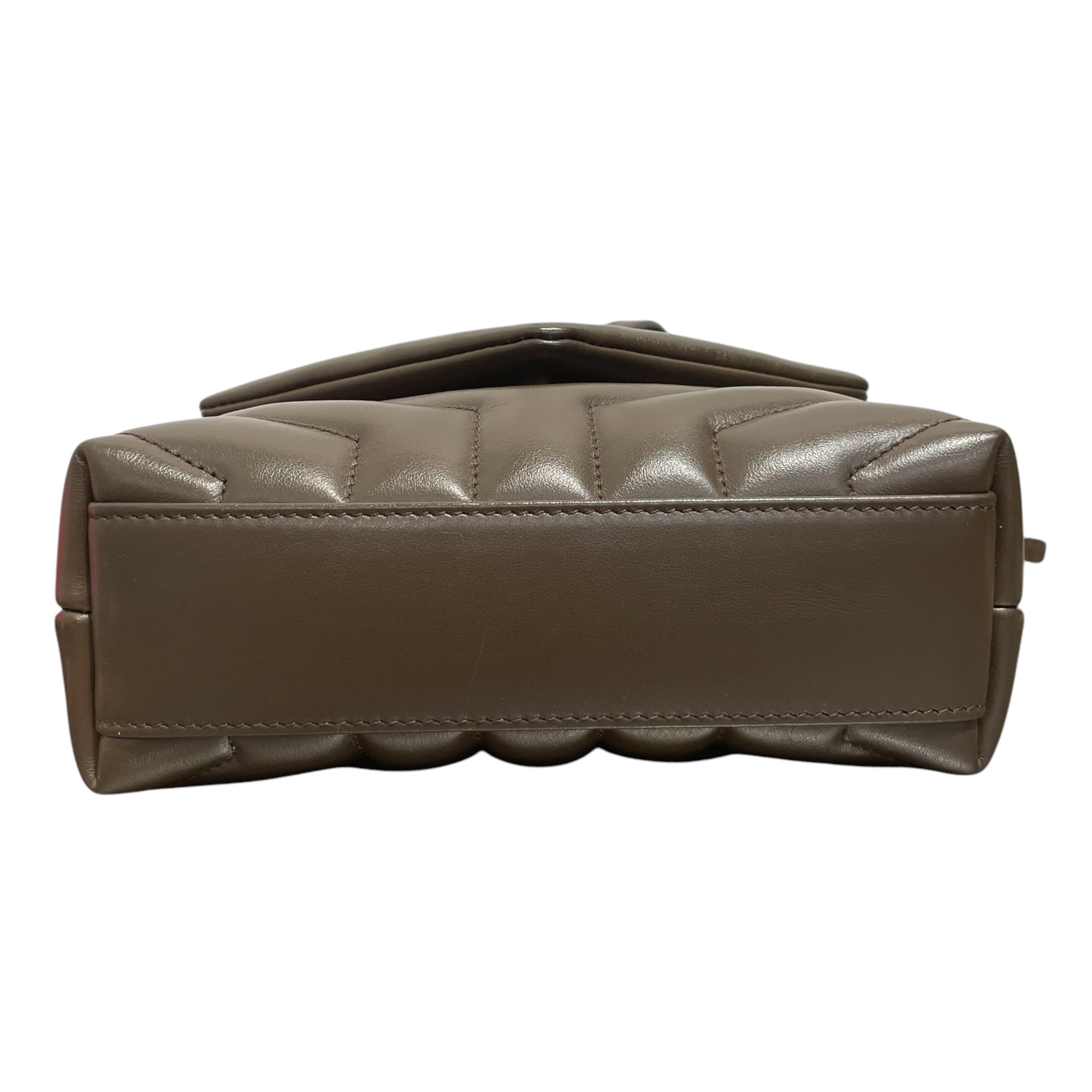 YVES SAINT LAURENT/Hand Bag/Leather/BRW/LOULOU QUILTED SHOLDER BAG view 5