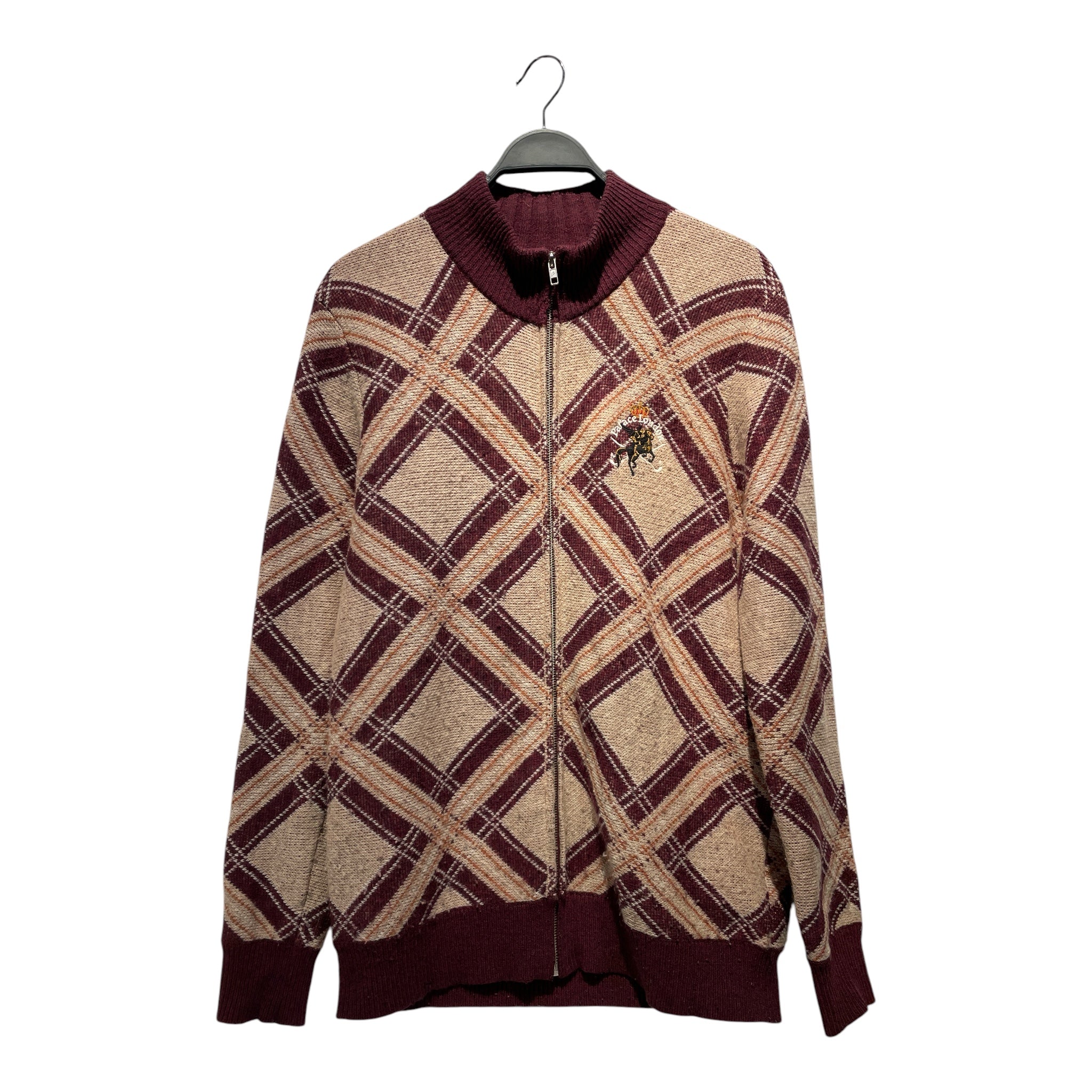 PALACE/Cardigan/L/Houndstooth Check/Wool/BRD/ view 1