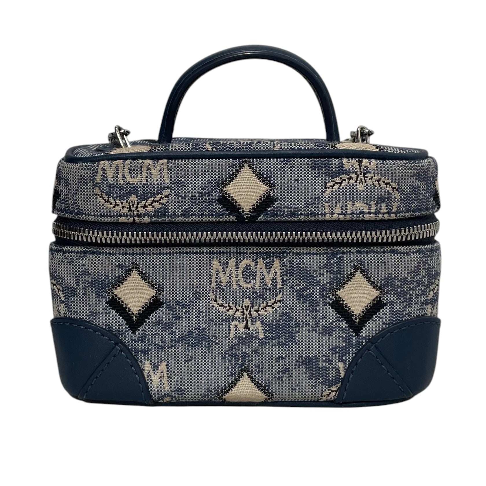 MCM/Cross Body Bag/Monogram/BLU/MINI ROCKSTAR VANITY view 1