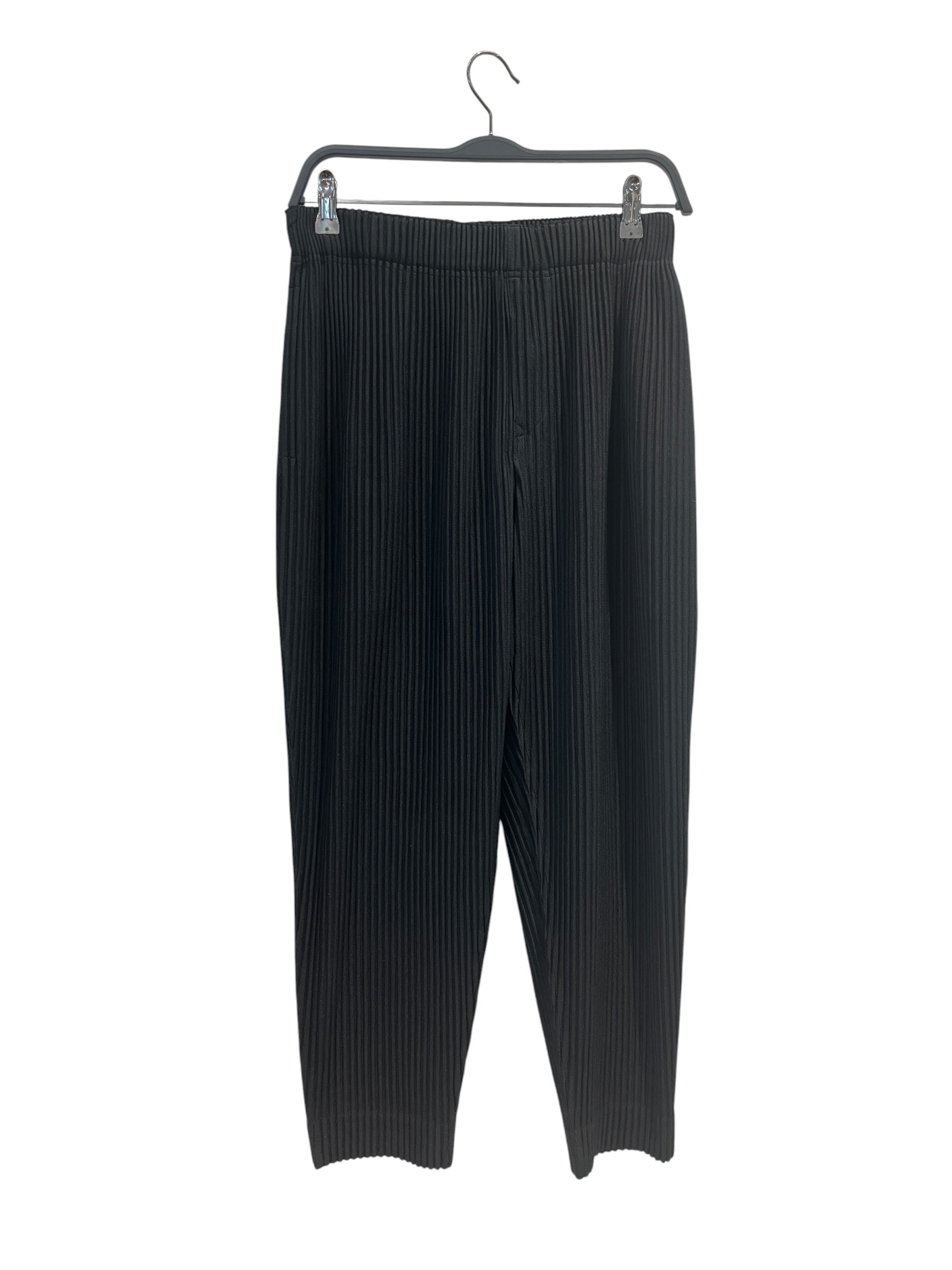 HOMME PLISSE ISSEY MIYAKE/Pants/1/Polyester/BLK/PLEATED BOTTOMS view 1
