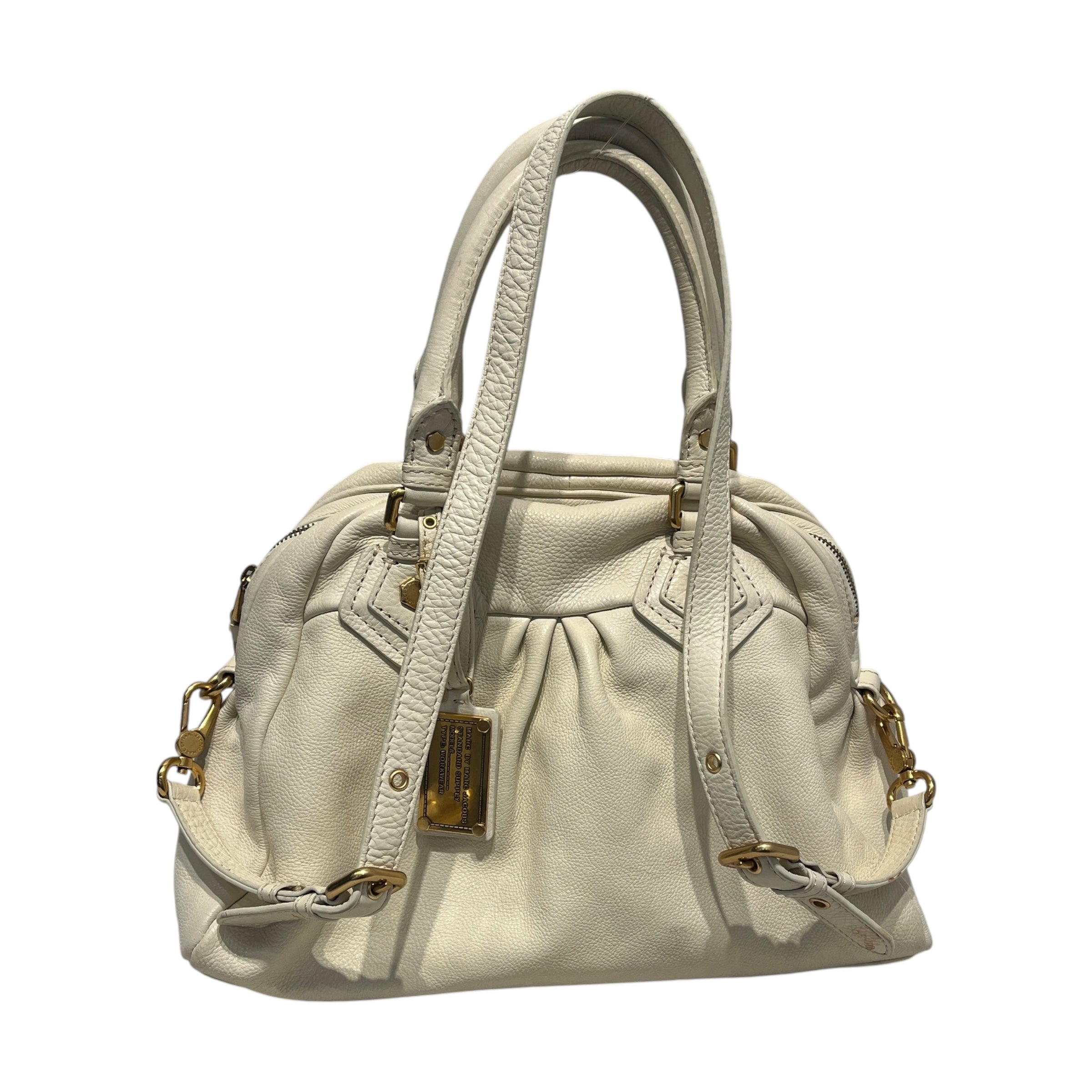 MARC BY MARC JACOBS/Hand Bag/Cowhide/CRM/Q BABY GROOVY/GOLD HARDWARE view 1