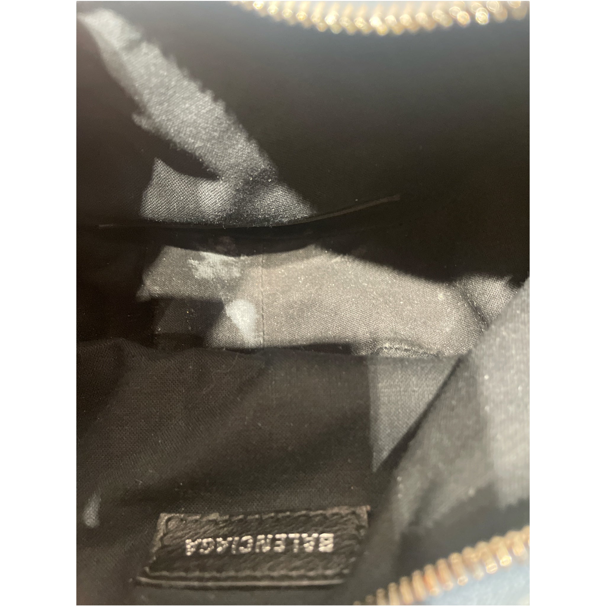 BALENCIAGA/Cross Body Bag/All Over Print/Denim/IDG/DENIM CAGOLE view 3