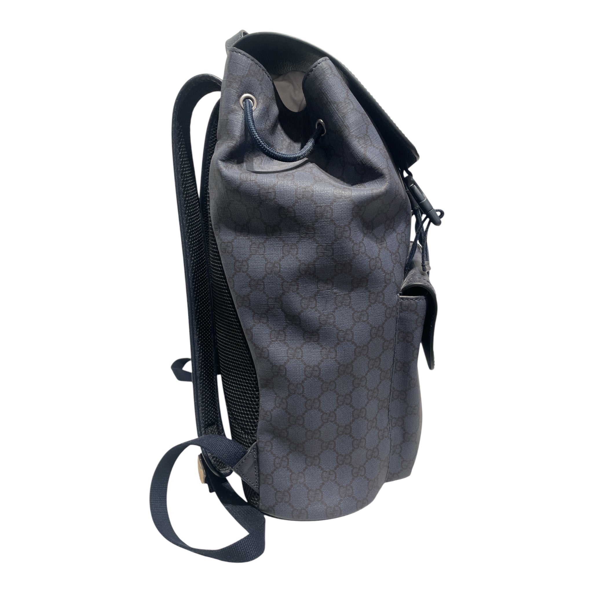 GUCCI/Backpack/NVY/Ophidia large backpack view 3