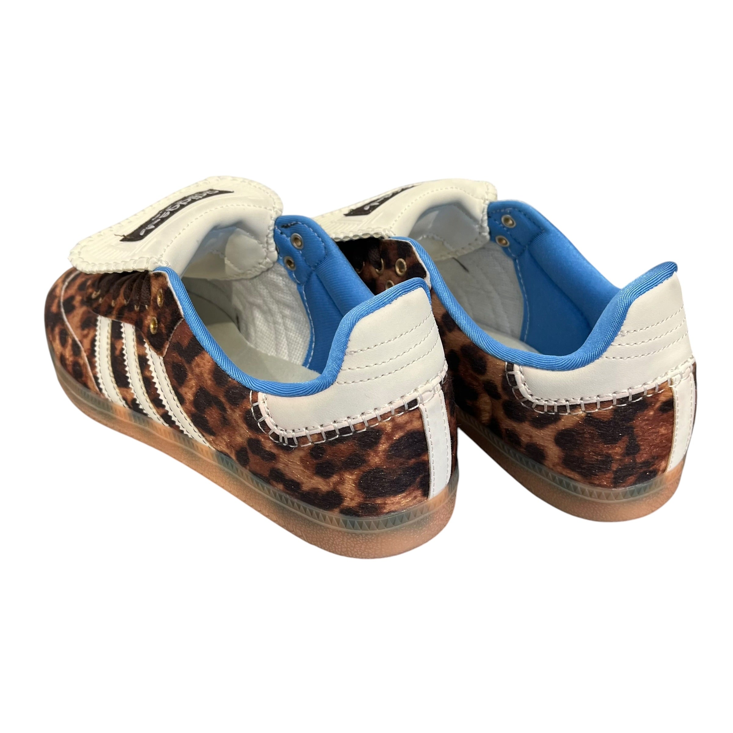 adidas/Low-Sneakers/US 7.5/Leopard/Cotton/MLT/WALES BONNER LEOPARD PRINT view 2